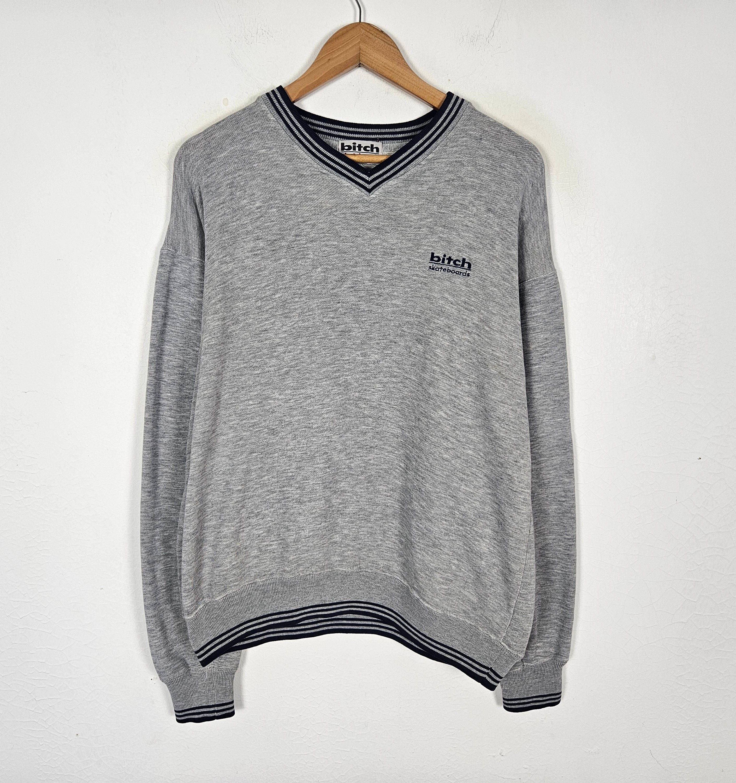 Hook-Ups Vintage Bitch Skateboard Streetwear 90s sweatshirt Size US L / EU 52-54 / 3 - 2 Thumbnail