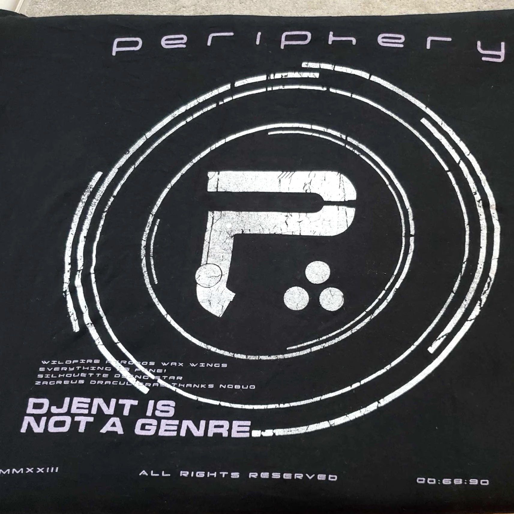 Anvil Periphery Spring Tour 2023 Black T Shirt Size XL Djent Is Not A Genre Band Djent Size US XL / EU 56 / 4 - 2 Thumbnail