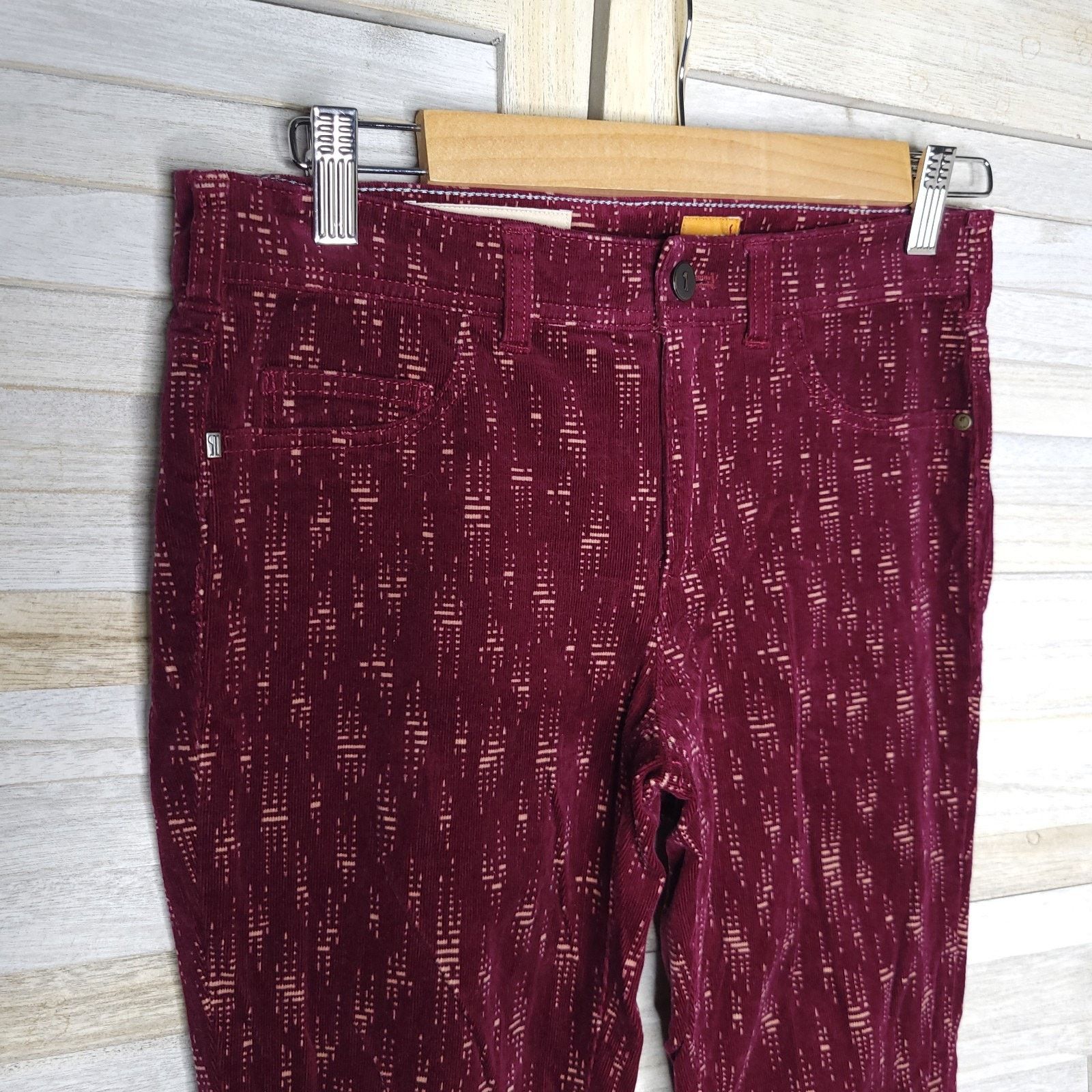 Anthropologie Anthropologie Pilcro Skinny Corduroy Pants 27 28 Size 28" / US 6 / IT 42 - 3 Thumbnail