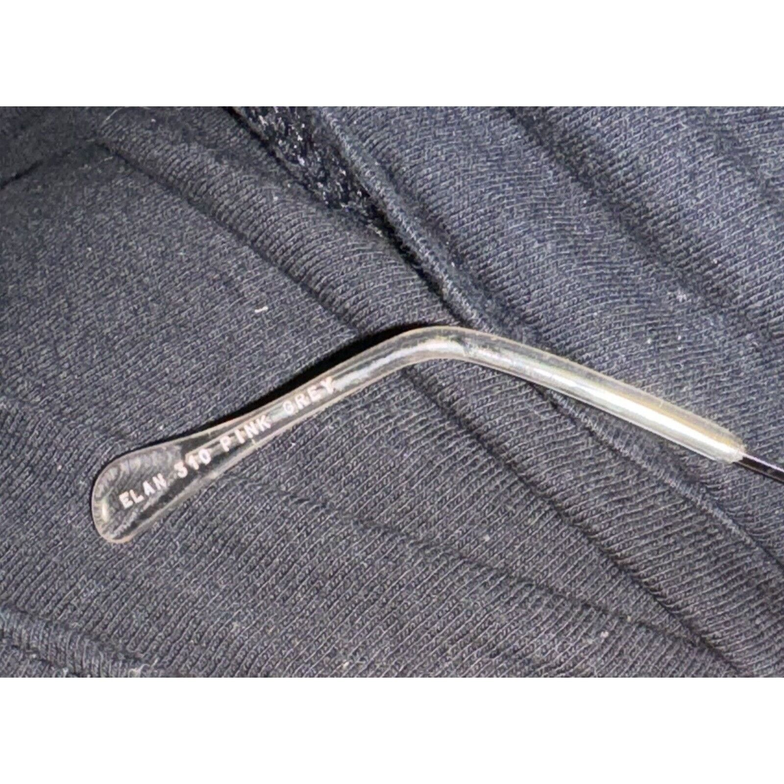 ELAN Vintage Eyeglass Frames Pink/Gray, Silver Drop Arm 54 18 140 Size ONE SIZE - 11 Thumbnail