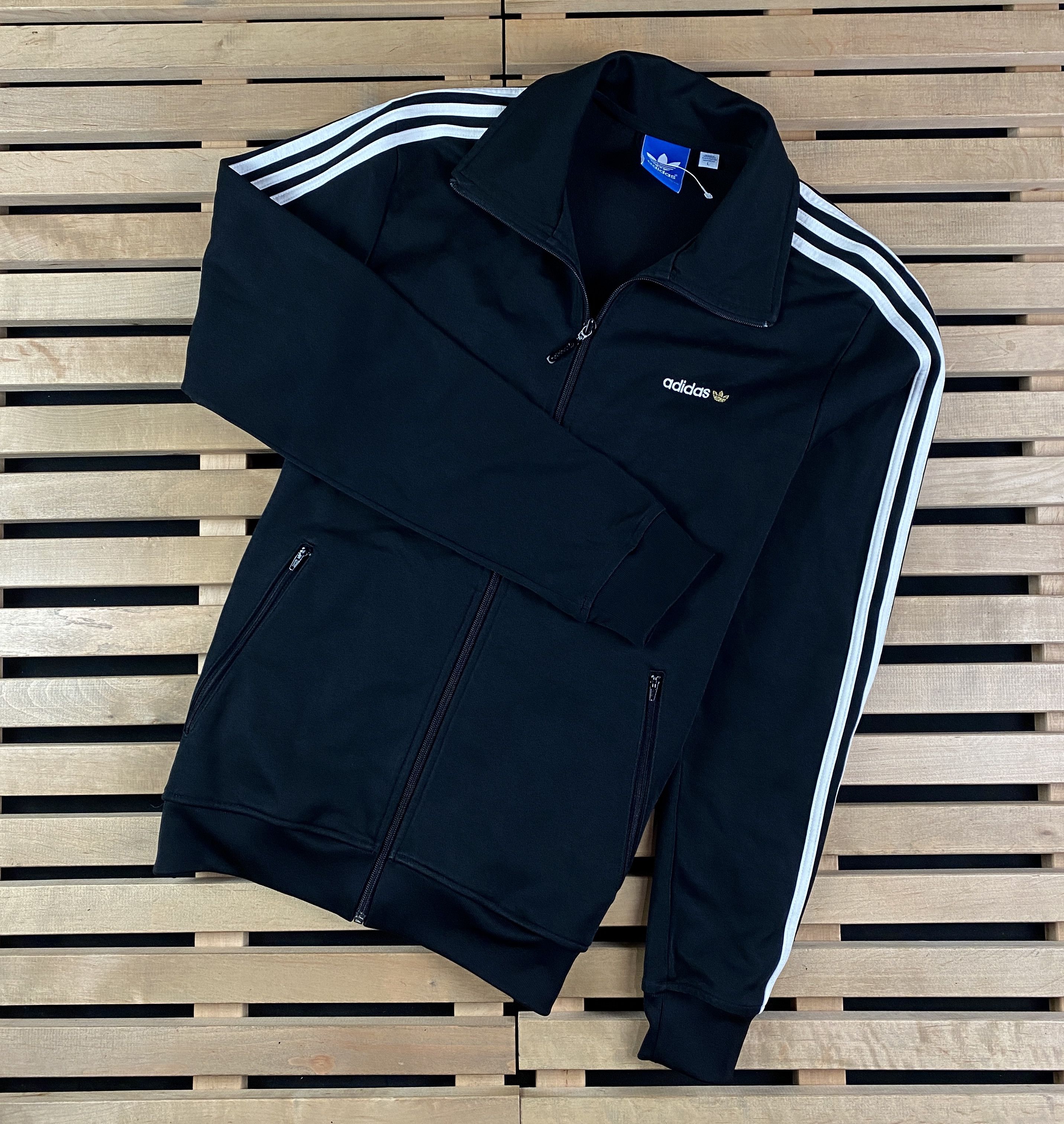 Adidas × Vintage en’s Track Jacket Bomber Adidas Originals Black Size L Size US L / EU 52-54 / 3 - 1 Thumbnail