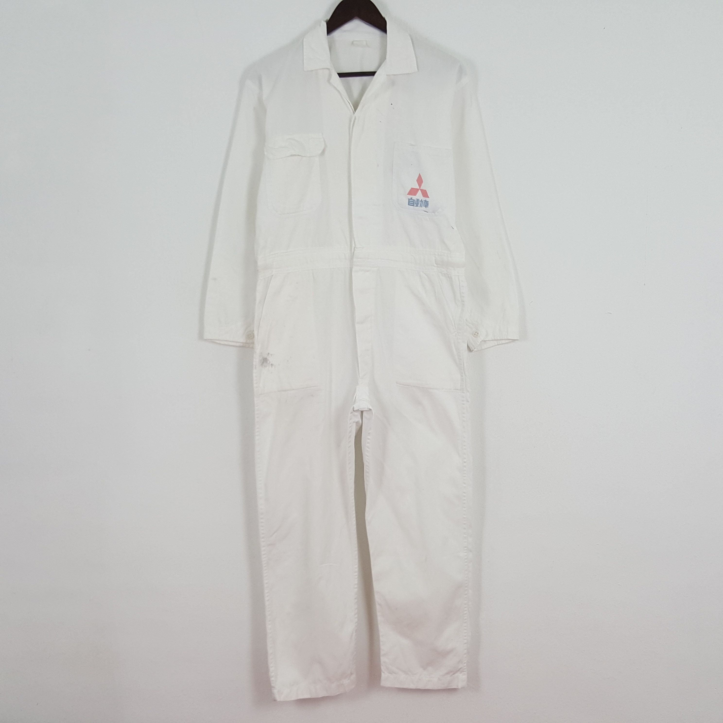 Japanese Brand × Sports Specialties × Vintage Vintage Mitsubishi Ralli Art Custom Sport Coverall Jacket Size US M / EU 48-50 / 2 - 4 Thumbnail