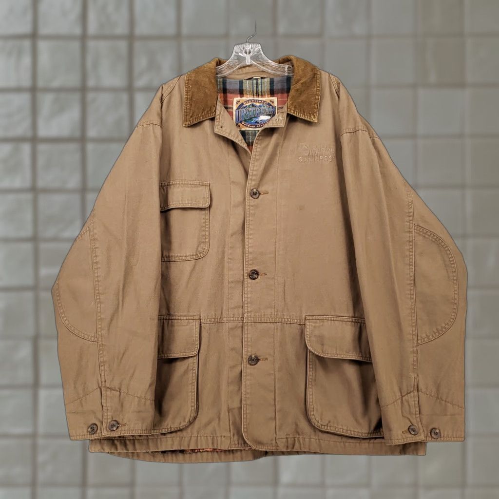 VINTAGE Dunbrooke Upstream Jacket Mens XL Brown Cotton Canvas