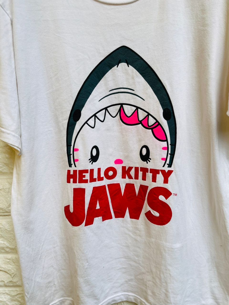 Japanese Brand × Vintage Vintage Jaws X Hello Kitty Colabration Designed Style Size US M / EU 48-50 / 2 - 3 Thumbnail