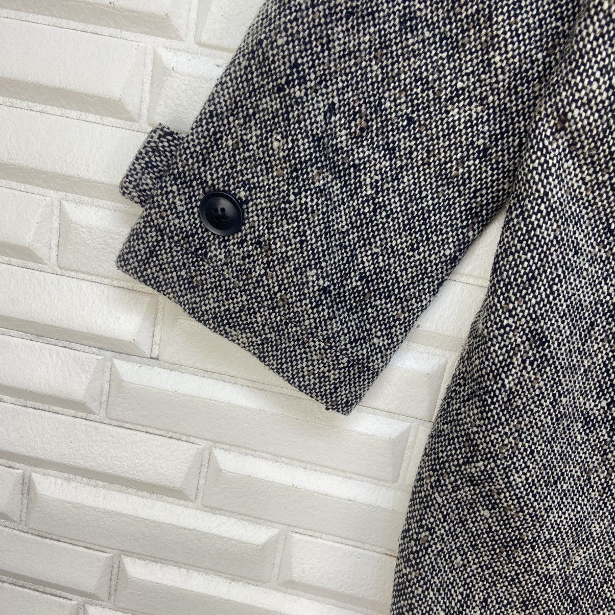 Japanese Brand Working@Manys Rabbit Fur Herringbone Wool Heavy Coat Size US S / EU 44-46 / 1 - 9 Thumbnail