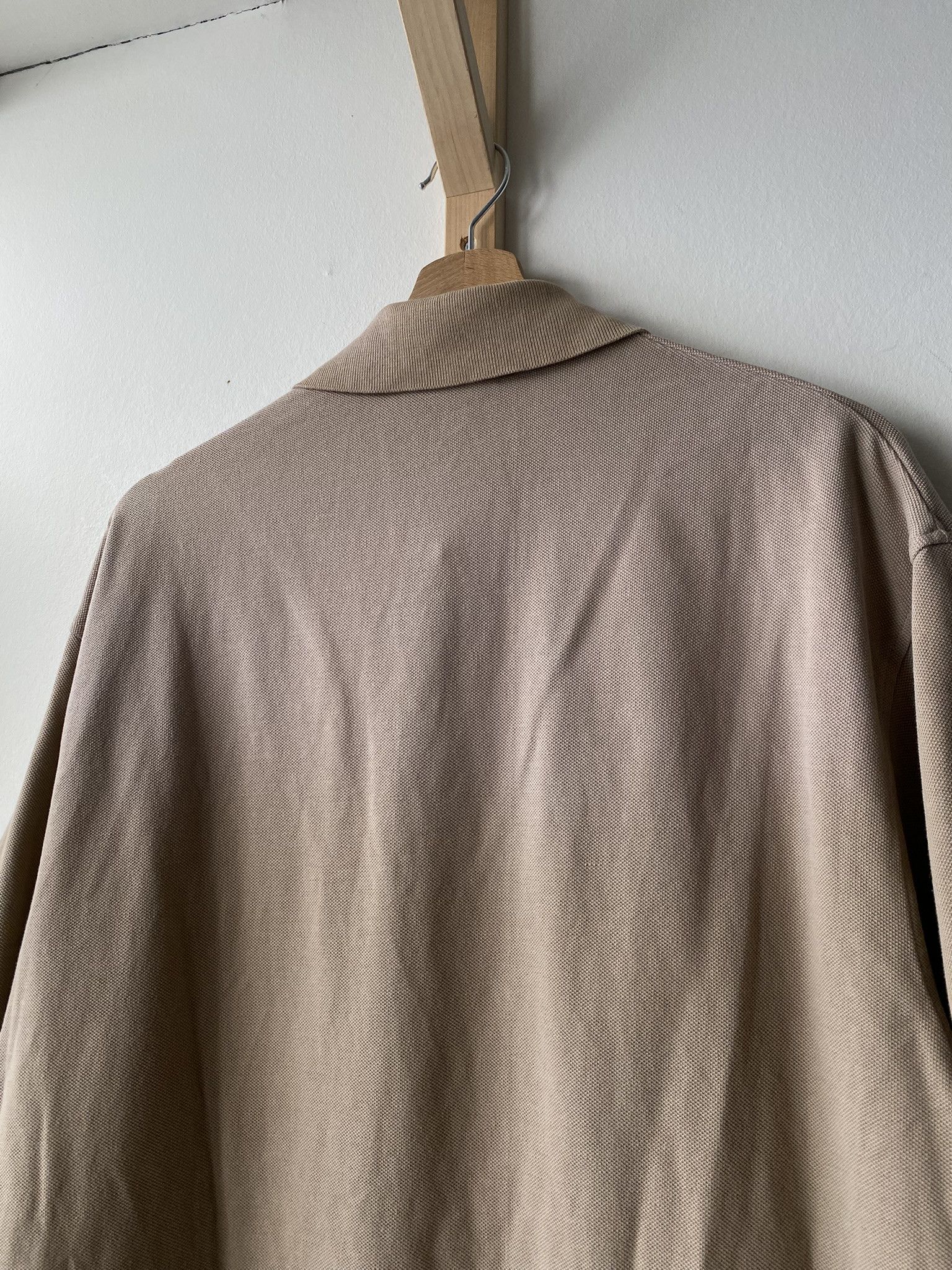Acne Studios $300 - Cotton Polo Shirt - Washed Beige Size US S / EU 44-46 / 1 - 16 Thumbnail