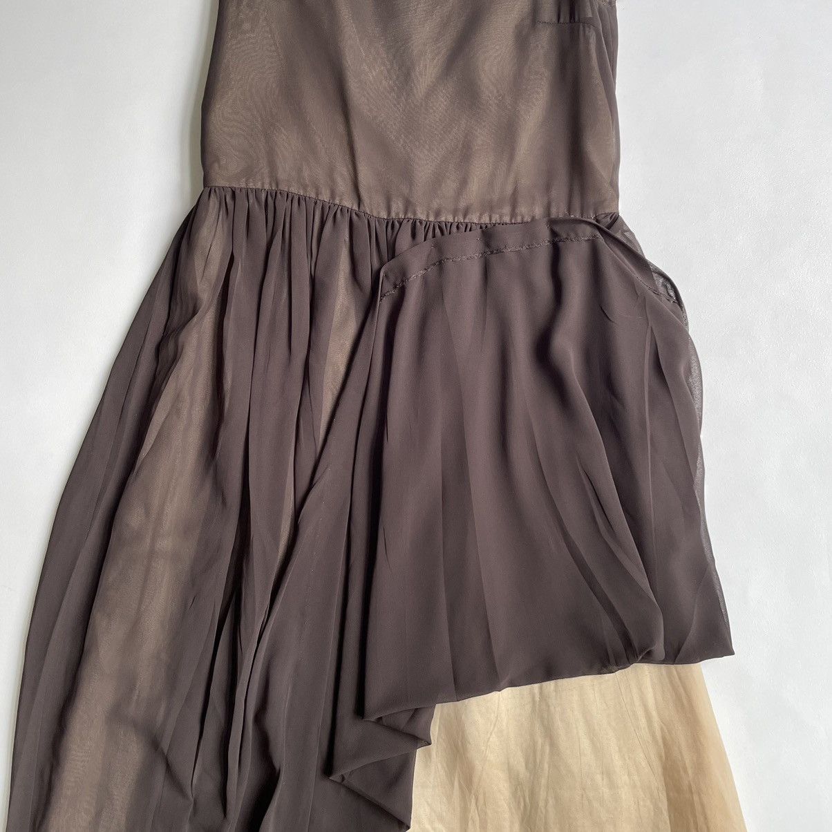 Maison Margiela S/S 03 Raw Edge Lifted Up Skirt Dress Size M / US 6-8 / IT 42-44 - 10 Thumbnail