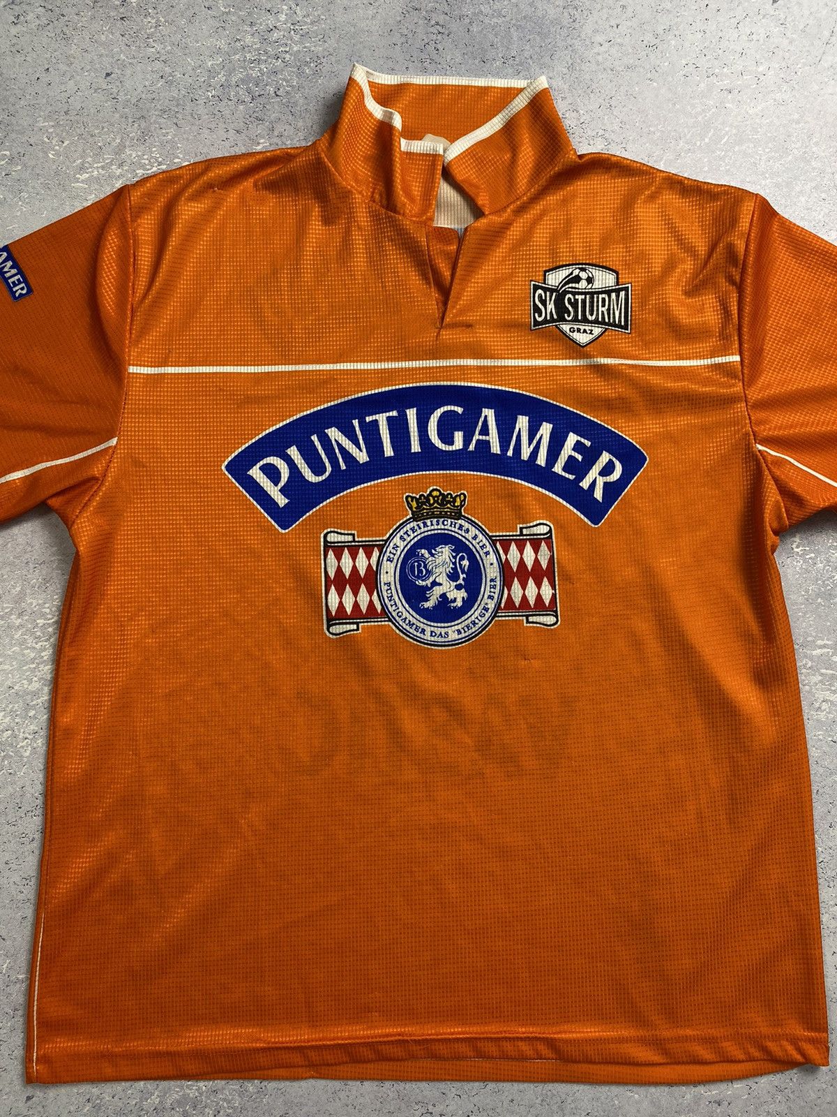 Vintage SK Sturm Graz Player #10 Vastic Soccer Jersey Austria Size US XL / EU 56 / 4 - 6 Thumbnail