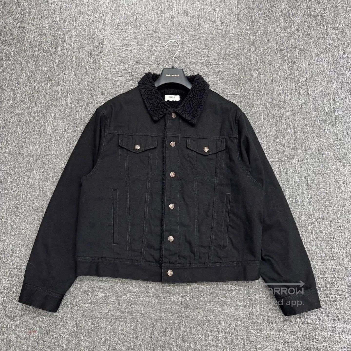 Celine celine embroidered lambswool denim jacket. Size US L / EU 52-54 / 3 - 1 Thumbnail