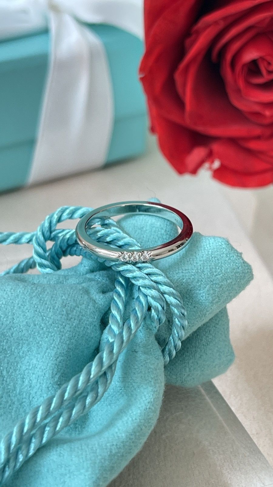 Tiffany & Co. TIFFANY & CO. FOREVER WEDDING BAND RING IN PLATINUM 5 $1850 Size ONE SIZE - 17 Thumbnail