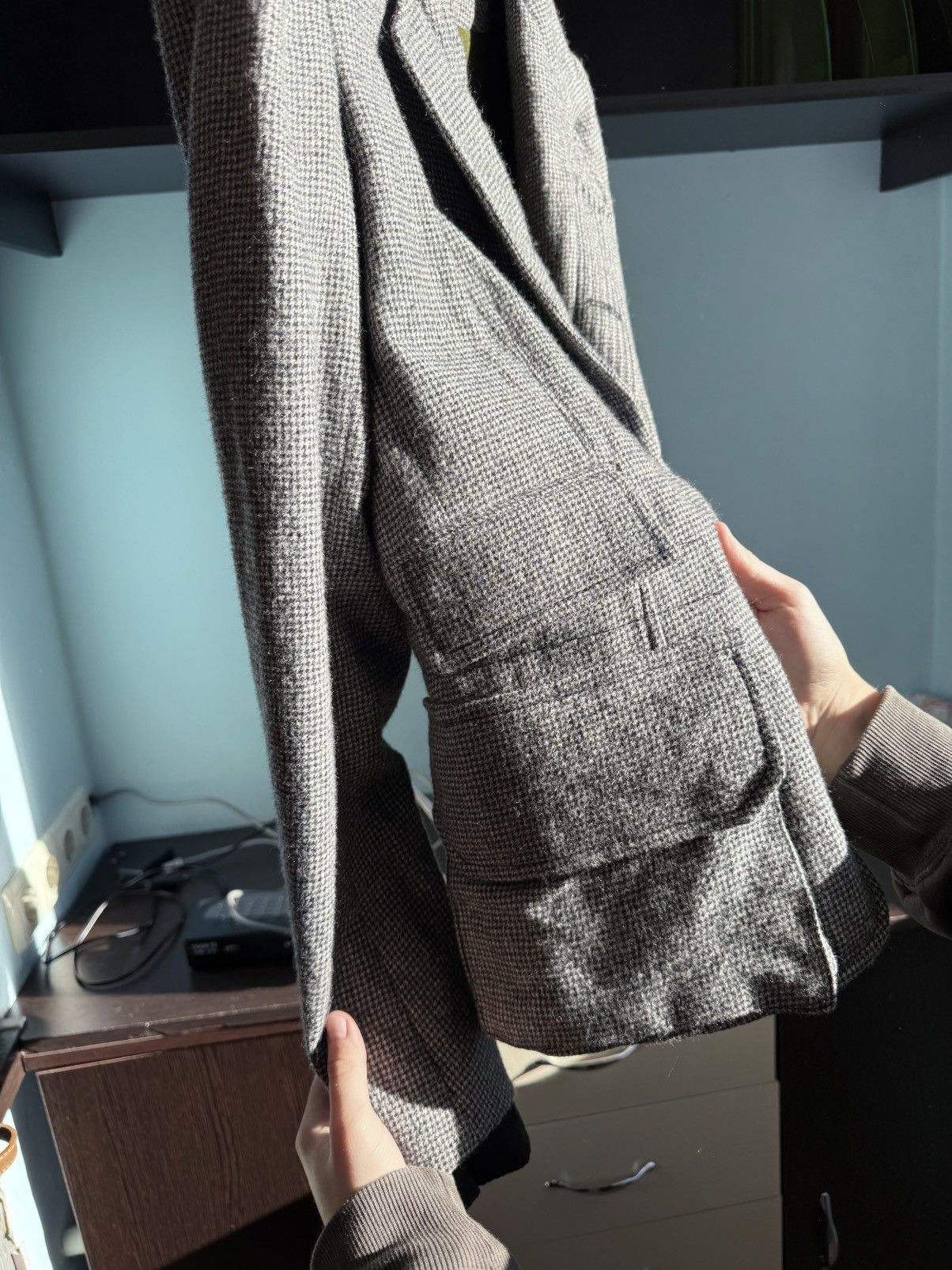Haider Ackermann Haider Ackeramnn Gingham Houndstooth Wool Blazer Jacket Size S / US 4 / IT 40 - 7 Thumbnail