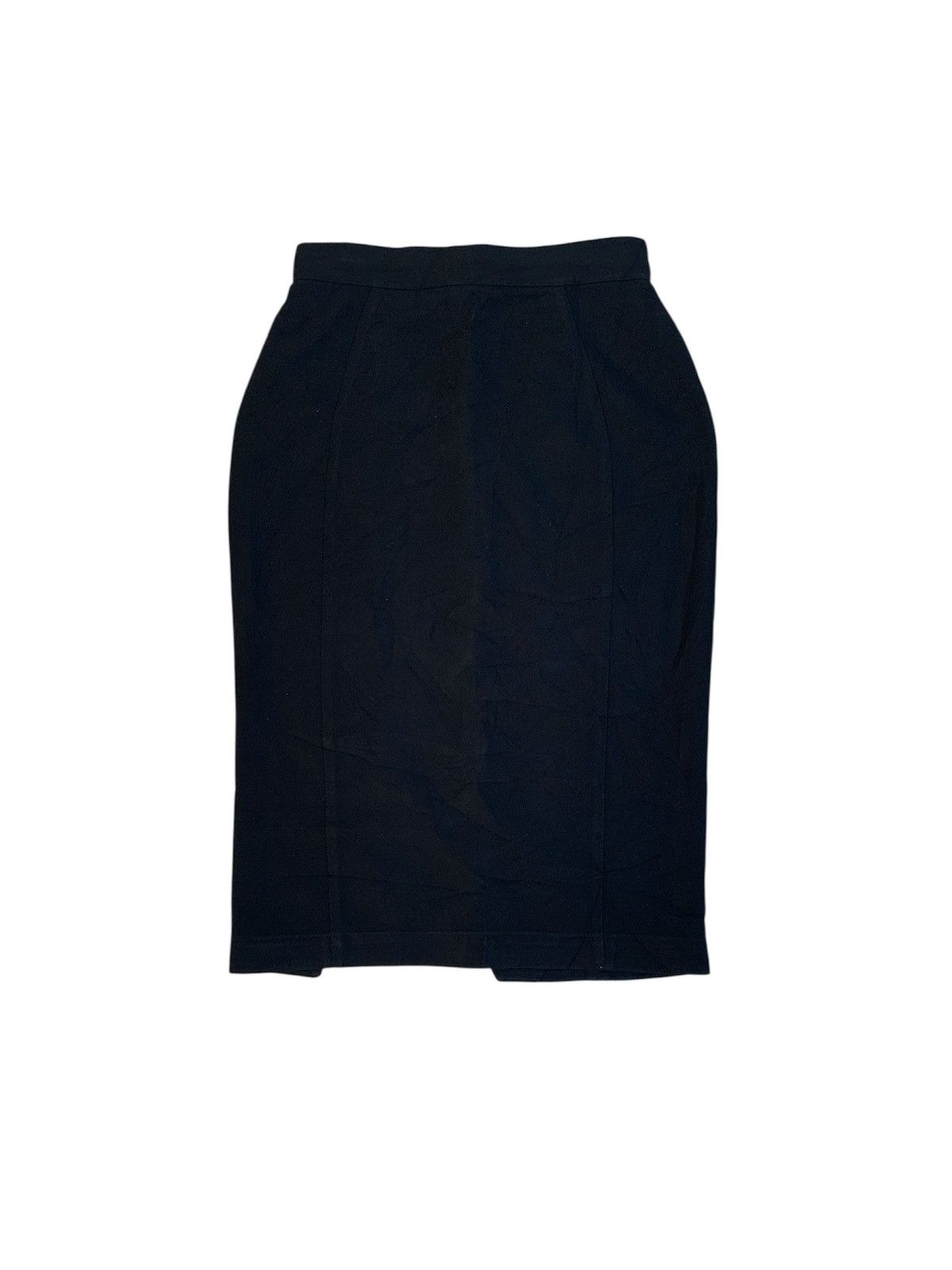 Thierry Mugler Vintage Thierry mugler black midi skirt Size 25" / US 0 / IT 36 - 2 Thumbnail