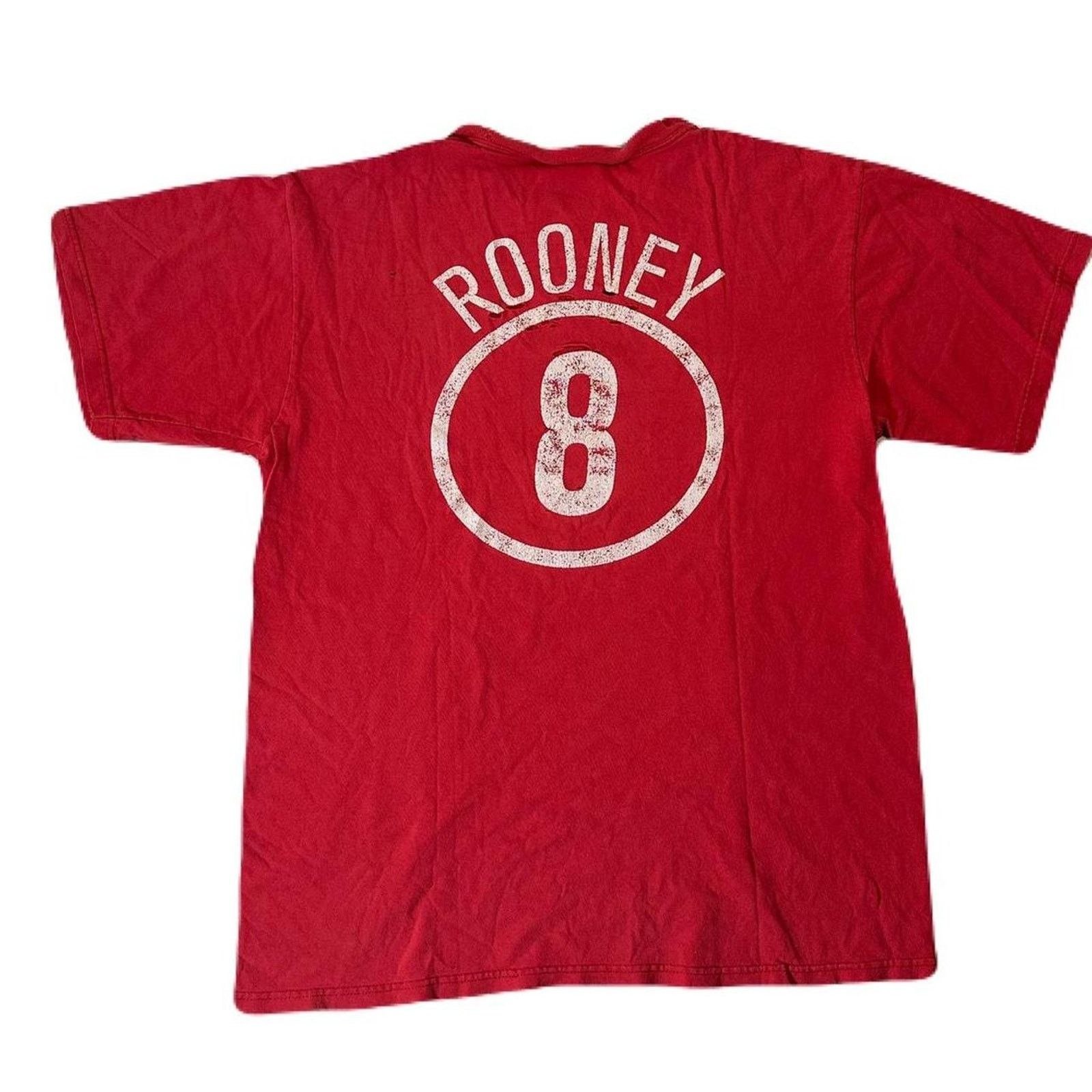 Nike Vintage Nike Manchester United Wayne Rooney Red T Shirt Size US M / EU 48-50 / 2 - 2 Thumbnail