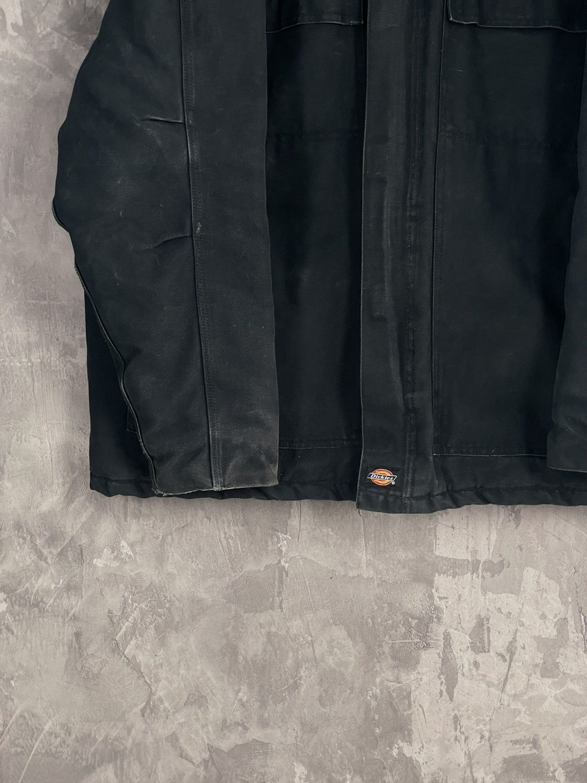 Dickies × Vintage Vintage 90's Dickies Work Detroit Zipper Trashed Jacket Size US XXL / EU 58 / 5 - 5 Thumbnail