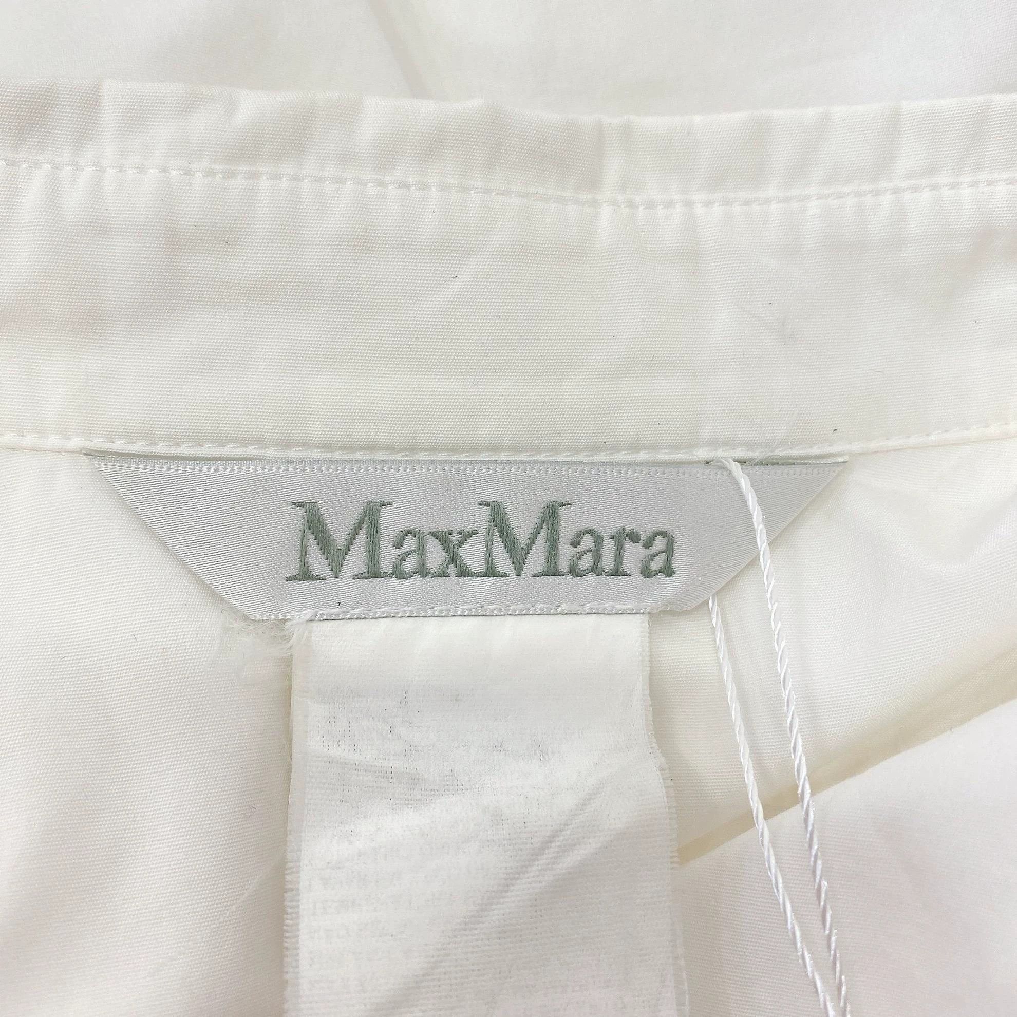 Max Mara Maxmara White Top Size M / US 6-8 / IT 42-44 - 6 Thumbnail