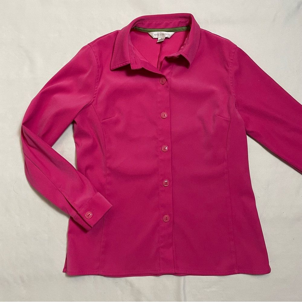 Other Petite Sophisticate Pink Shirt Jacket Size 8 Size M / US 6-8 / IT 42-44 - 5 Thumbnail