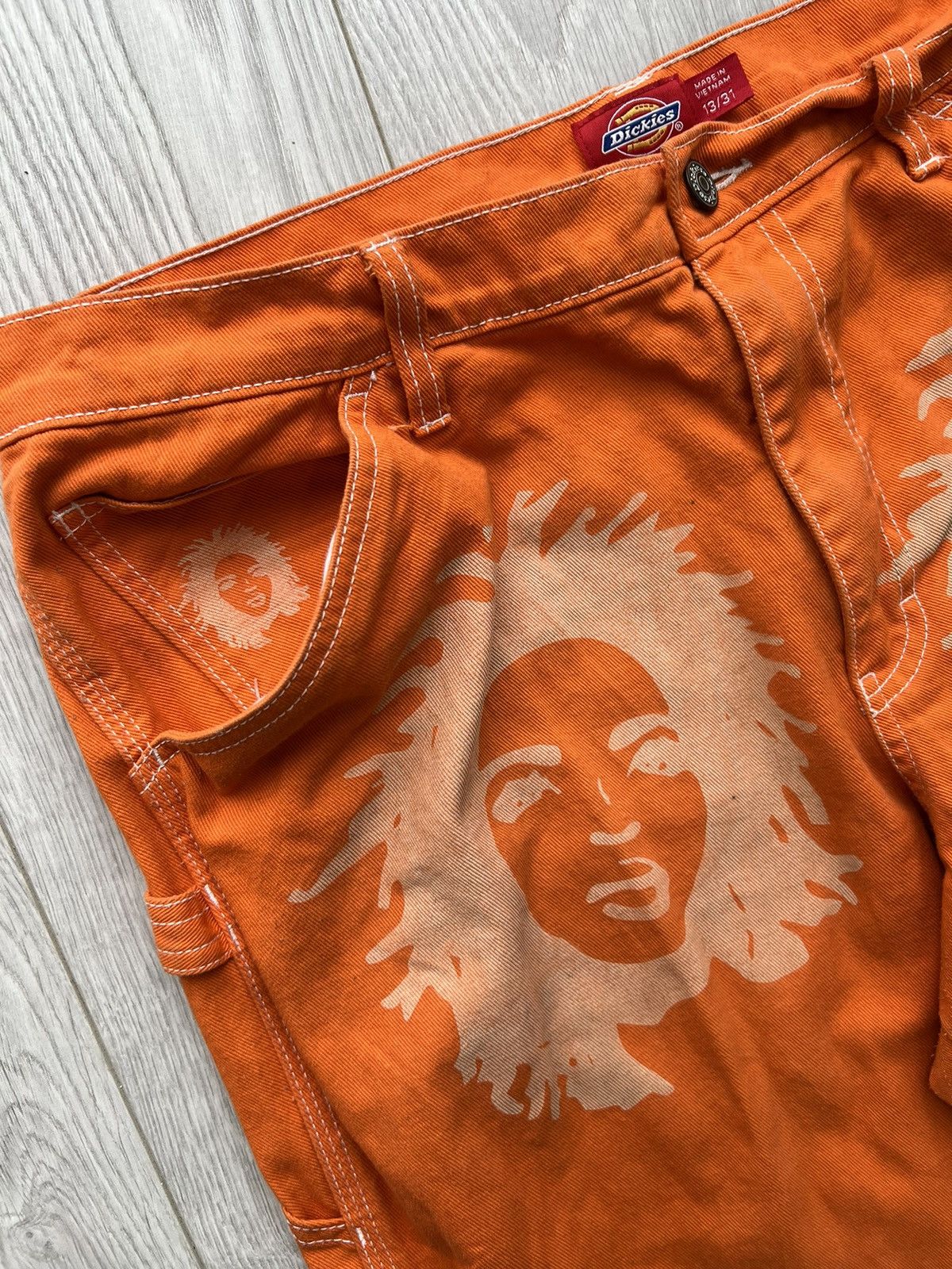 Rap Tees Vtg Custom Dickies Lauryn Hill Baggy Pants 32x28 carhartt Size US 32 / EU 48 - 4 Thumbnail