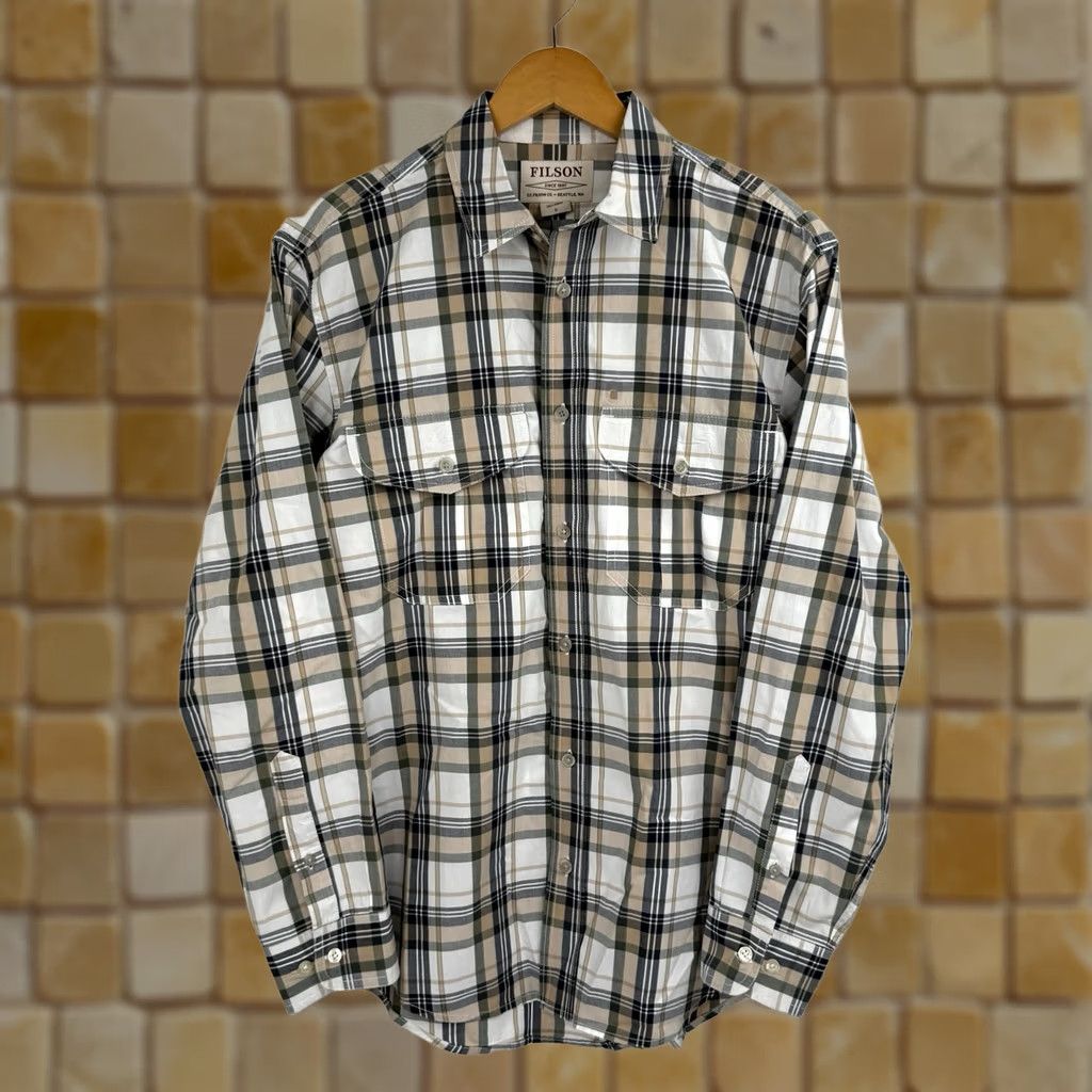 Filson Filson Shirt Mens Small Plaid Button Up Pockets Outdoor Long Sleeve Lightweight Regular Fit Size US S / EU 44-46 / 1 - 1 Thumbnail