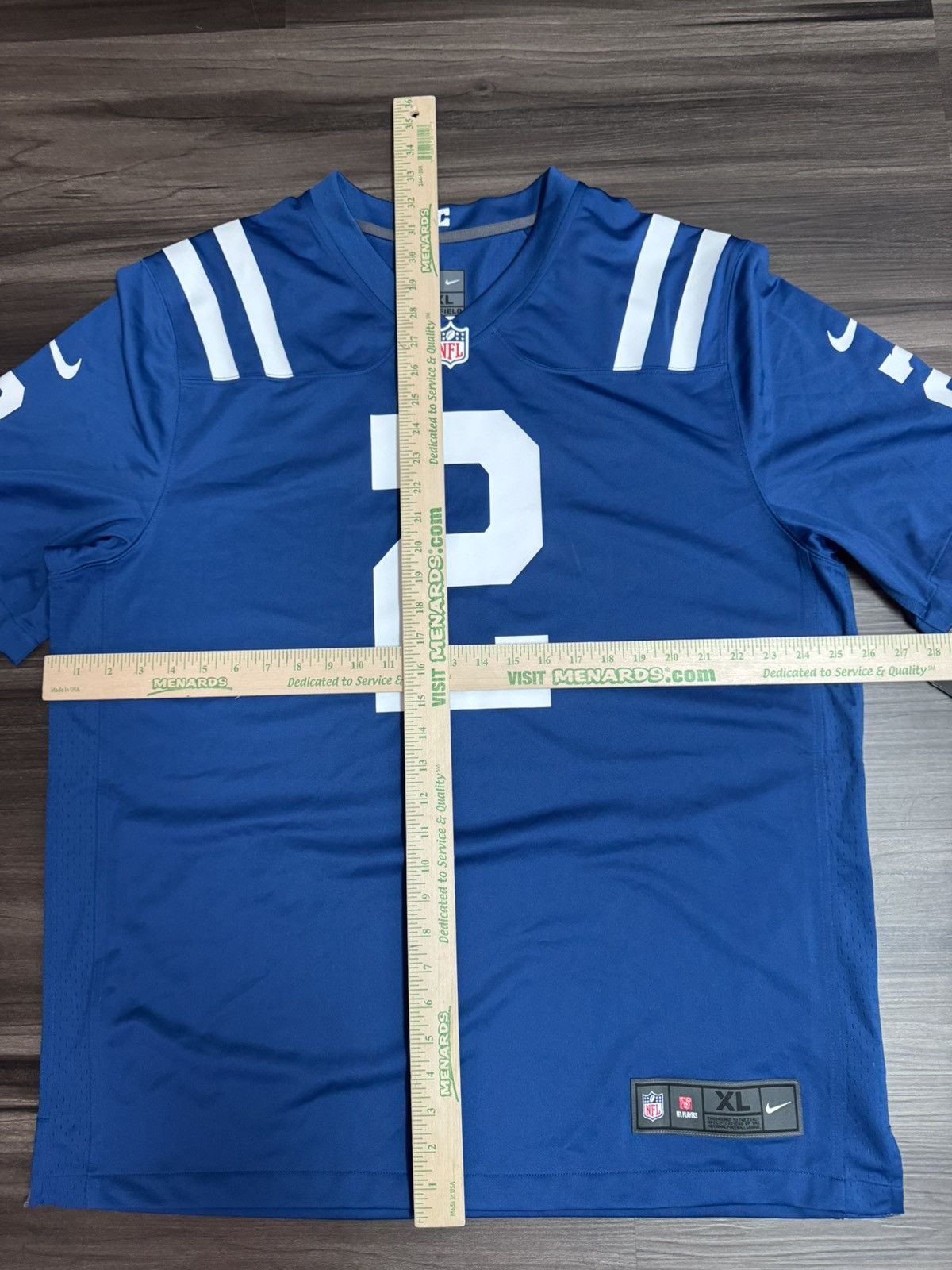 Nike Indianapolis Colts Carson Wentz #2 NFL On Field Jersey Size US XL / EU 56 / 4 - 10 Thumbnail