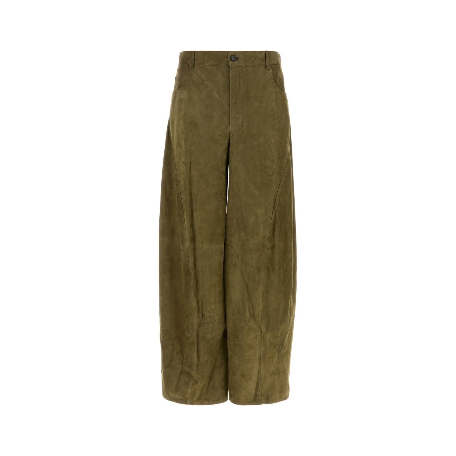 MARNI Olive Green Suede Pants New & Authentic (Men's size:US