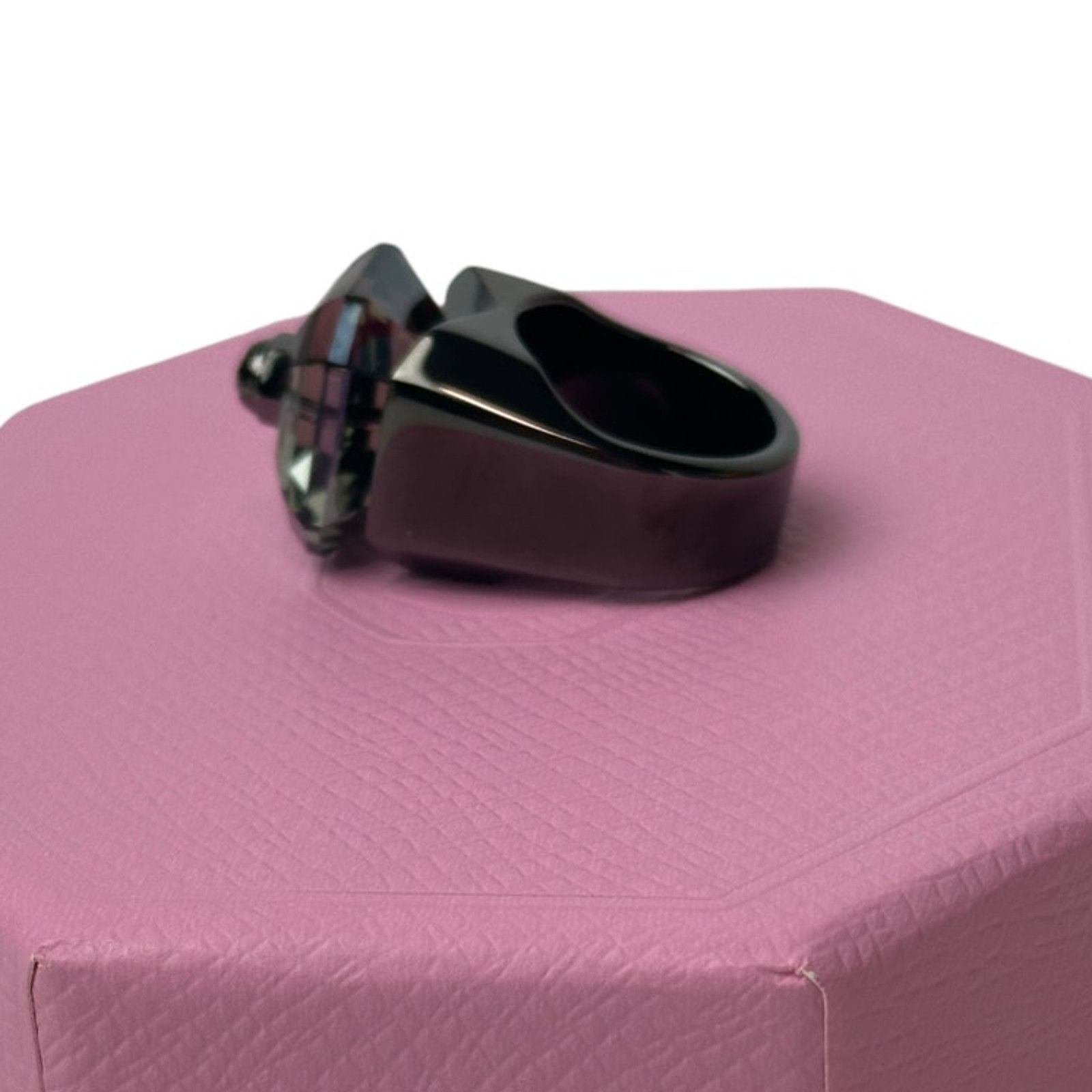 Swarovski Swarovski Numina cocktail ring Octagon cut, Black Size 64 Size ONE SIZE - 8 Thumbnail