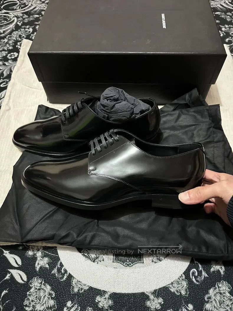 Saint Laurent Paris Saint Laurent Paris Classic Black Leather Shoes i Size US 8 / EU 41 - 1 Thumbnail