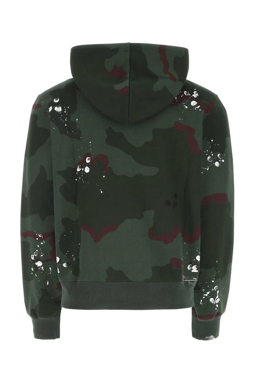 Amiri o1gr1nt1124 Army Logo Hoodie in Military Green Size US L / EU 52-54 / 3 - 2 Thumbnail
