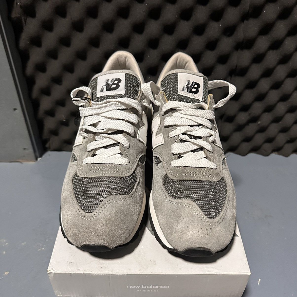 New Balance New Balance 990 V1 Grey white M990GR1 Made USA Size US 9.5 / EU 42-43 - 6 Thumbnail