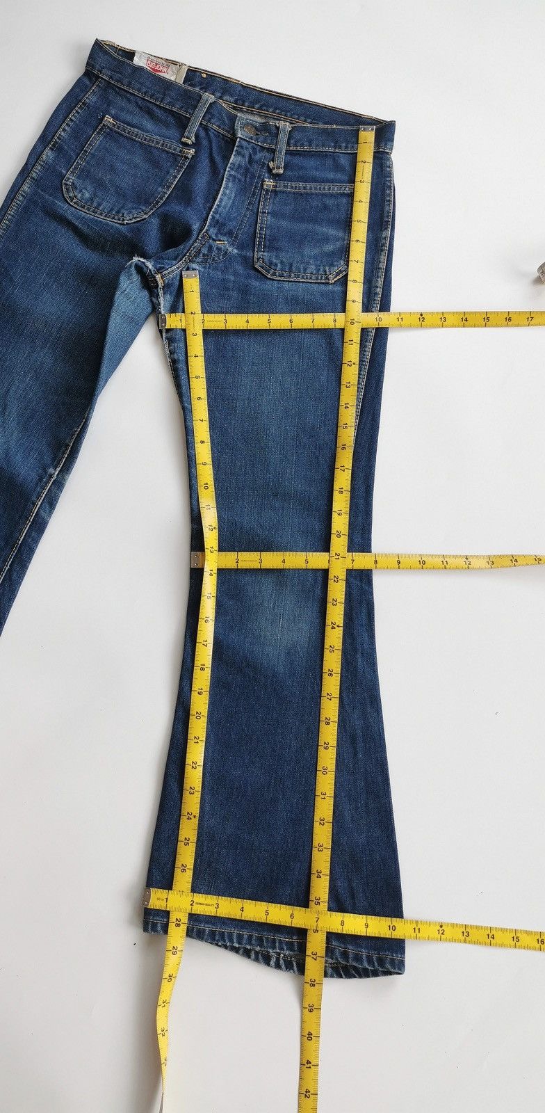 Big John Vintage 70s 80s Big John Flare Bootcut Bell Bottom Jeans Size US 30 / EU 46 - 13 Thumbnail