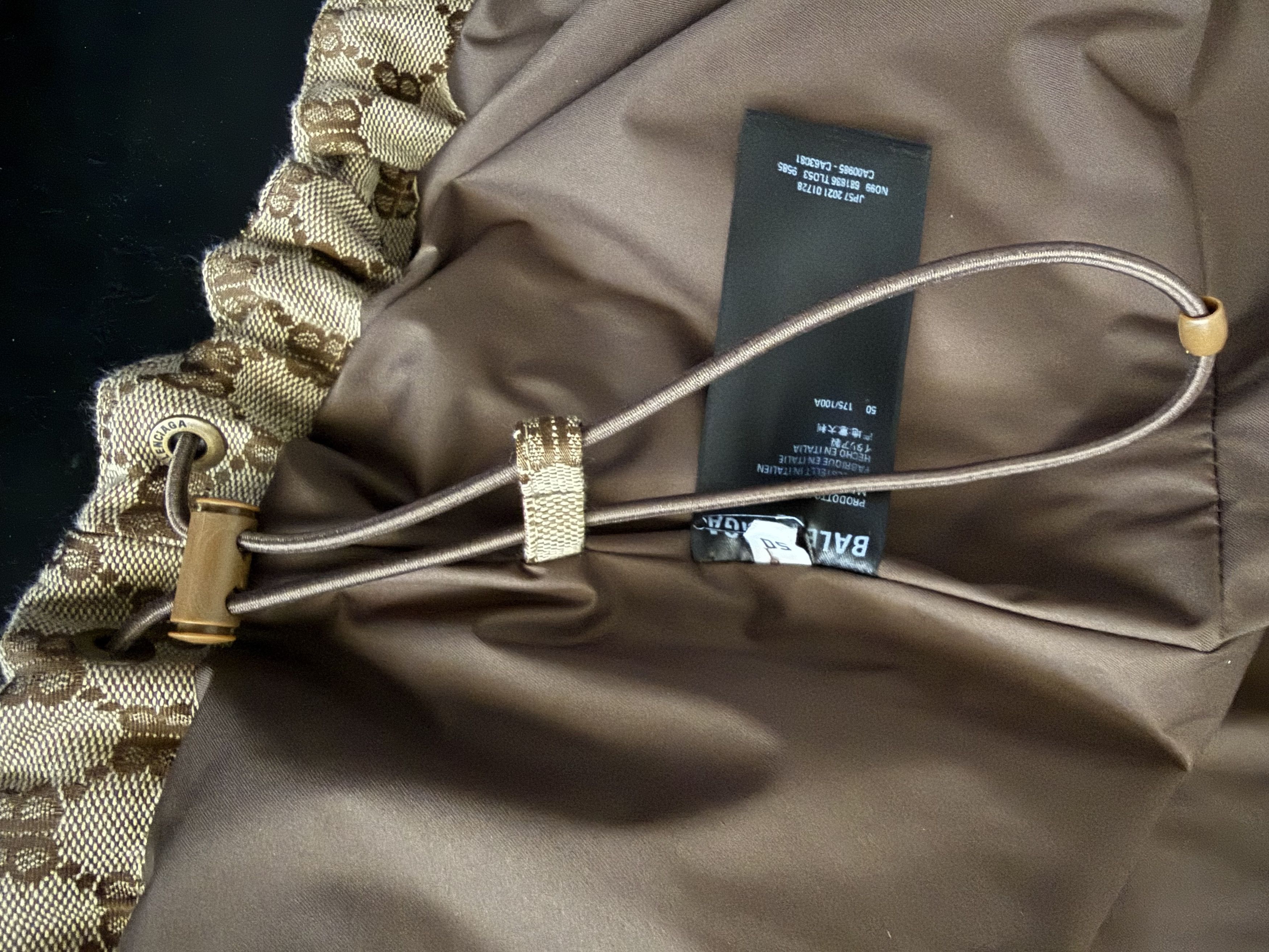 Balenciaga × Gucci Padded Vest Monogram Hood Size US M / EU 48-50 / 2 - 16 Thumbnail