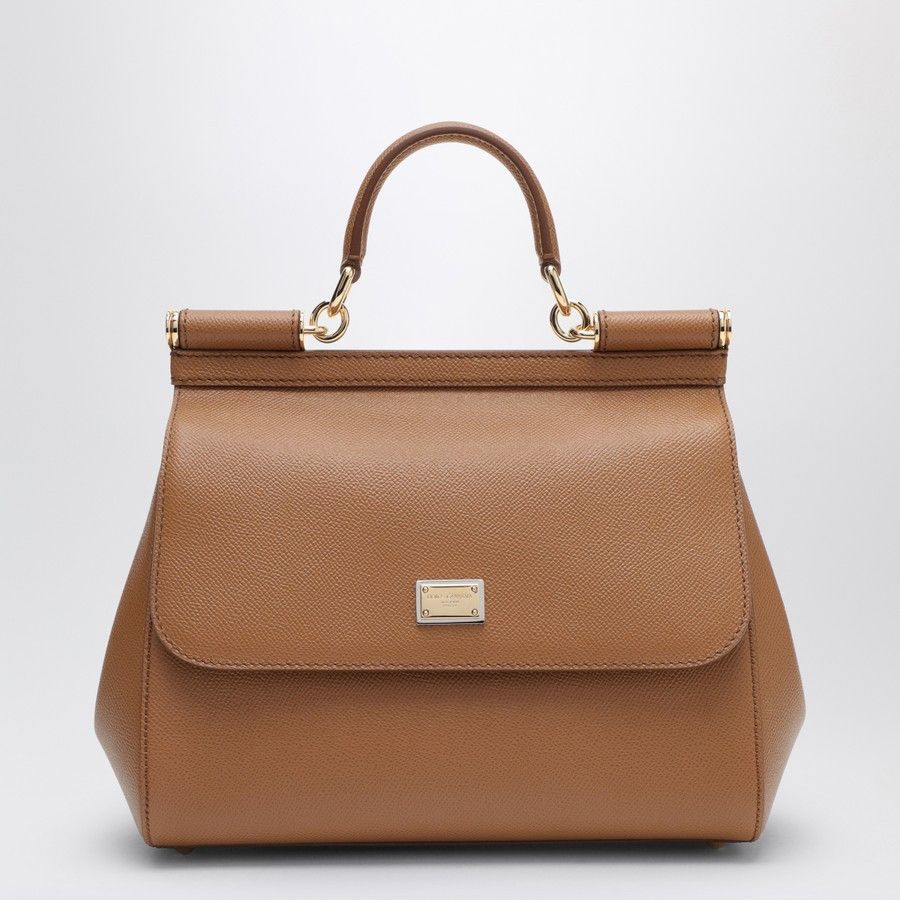 Dolce & Gabbana o1d2blof0824 Size : OS / Medium Handbag in Camel Size ONE SIZE - 1 Thumbnail