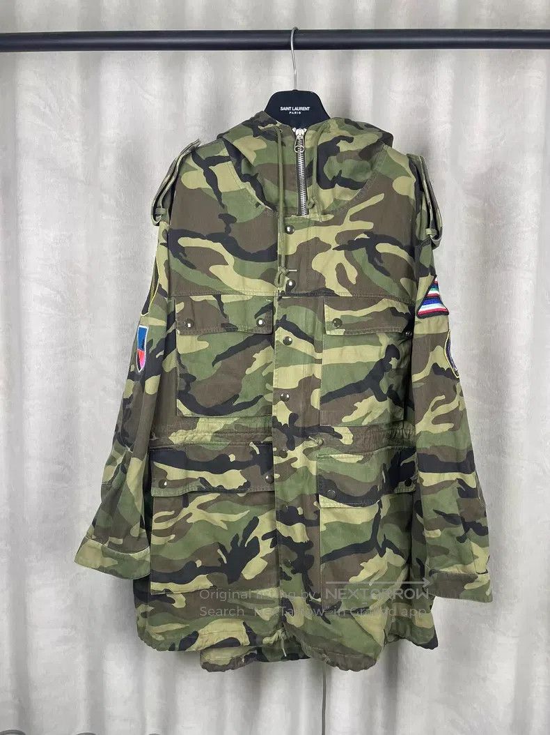 Saint Laurent Paris Saint Laurent Paris Military Green Camo Embroidered Rocket Size US M / EU 48-50 / 2 - 2 Thumbnail
