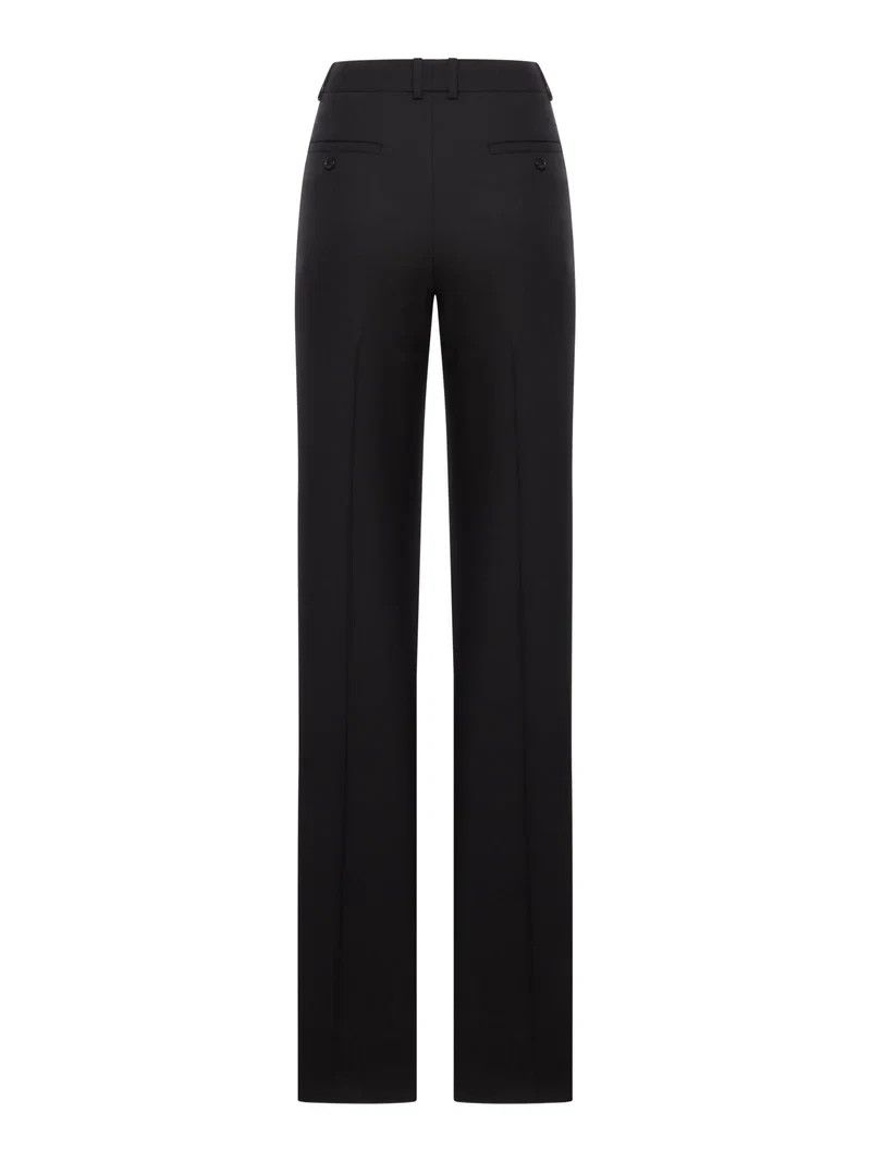 Saint Laurent Paris Saint Laurent Black Wool Pants New & Authentic Size 27" / US 4 / IT 40 - 2 Thumbnail