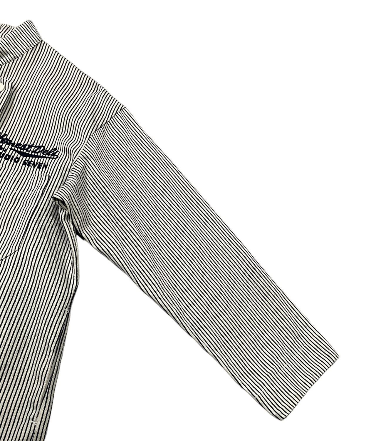 Japanese Brand × Studio Seven 💥STUDIO SEVEN HONEST DELI HICKORY BUTTON JACKET Size US XL / EU 56 / 4 - 9 Thumbnail