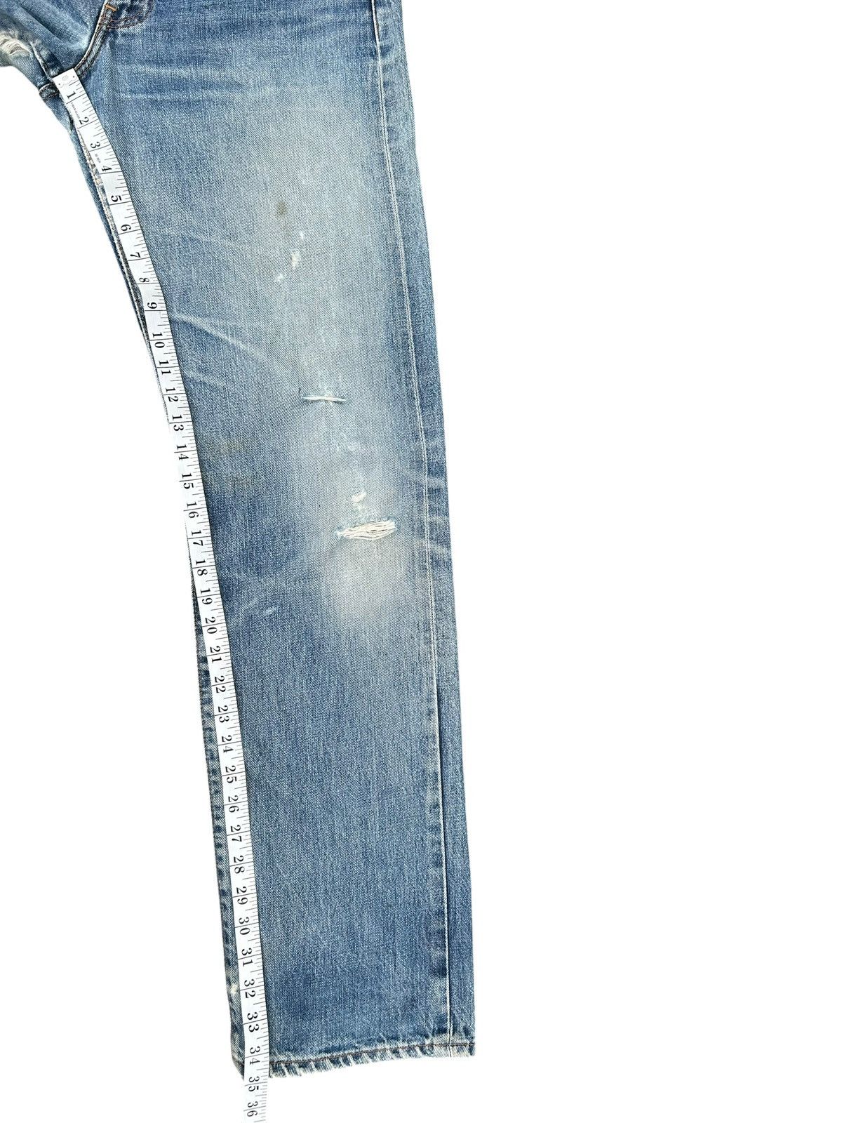Kapital Vintage Levis Big E Selvedge Thrashed Denim Jeans Size US 32 / EU 48 - 25 Thumbnail
