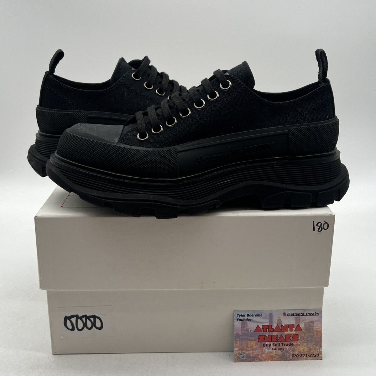 Alexander McQueen Alexander Mcqueen Tread Slick Low Top Size US 7 / EU 40 - 1 Thumbnail