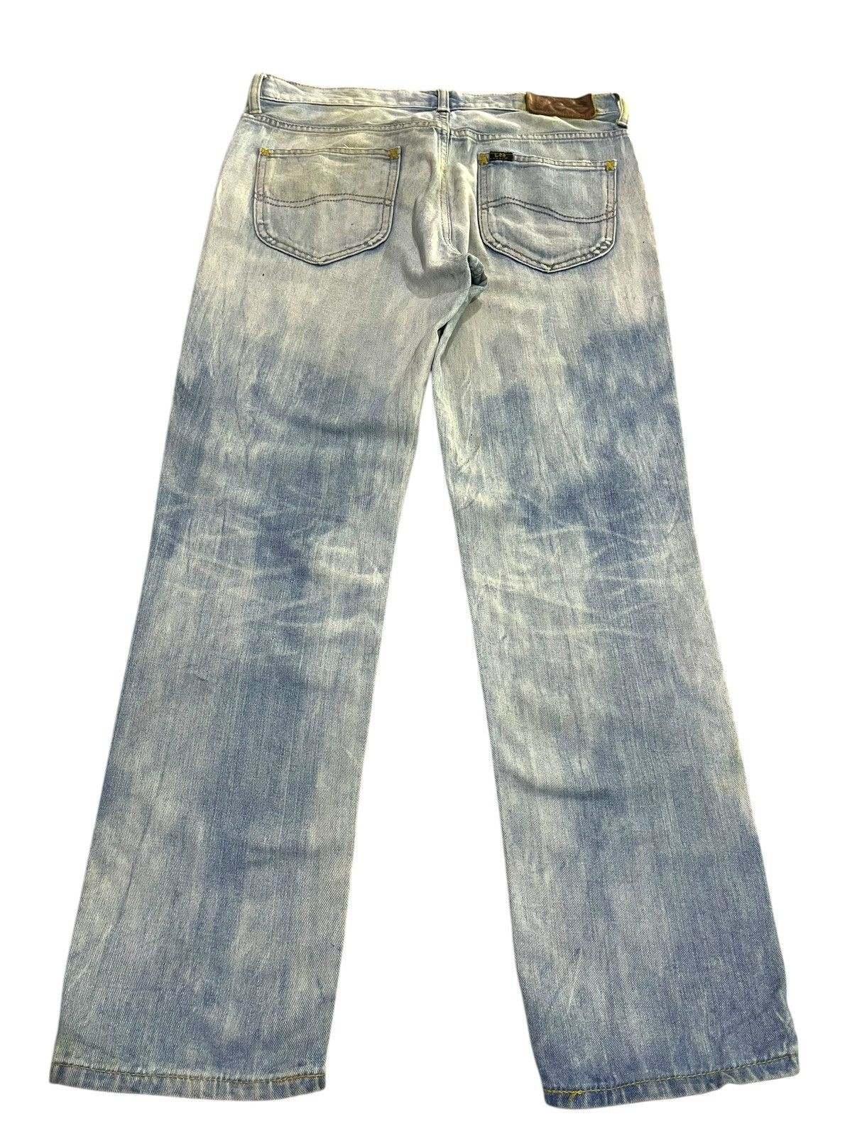If Six Was Nine VINTAGE LADY LEE RIDERS LIGHT BLUE WASHED DENIM Size 33" - 8 Thumbnail