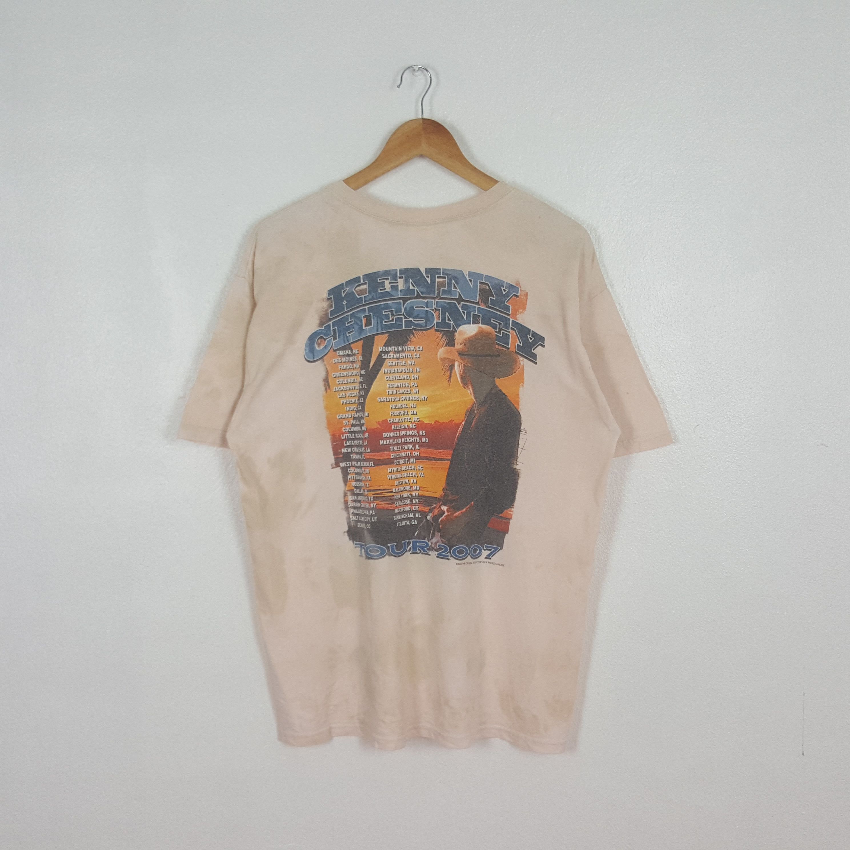 Band Tees Vintage Kenny Chesney American Singer 2007 Tshirt C319N24 Size US L / EU 52-54 / 3 - 3 Thumbnail