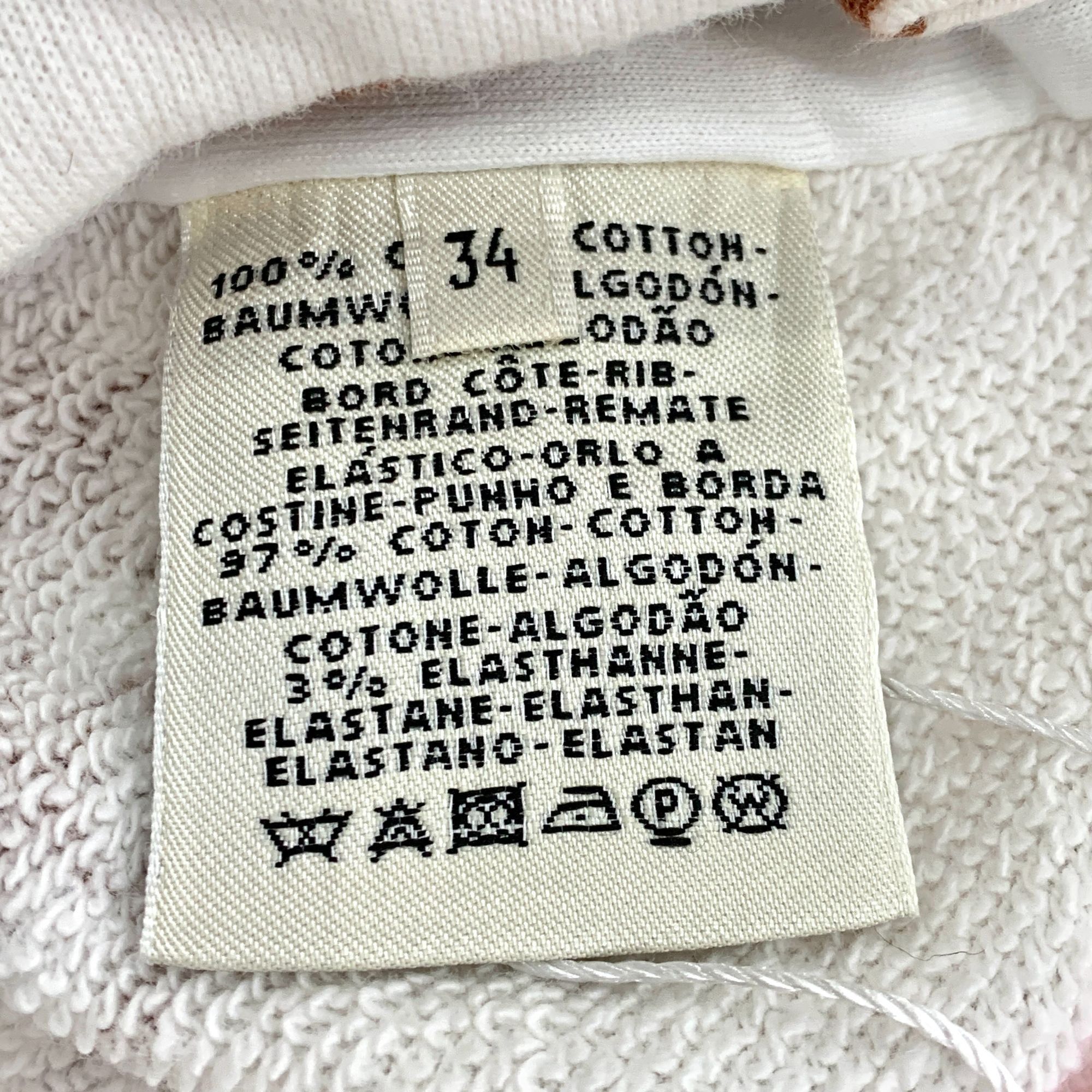 Hermes Hermès White Lantern Print Cotton Stand Collar Zip-Up Jacket Size XXS / US 00 / IT 34 - 3 Thumbnail
