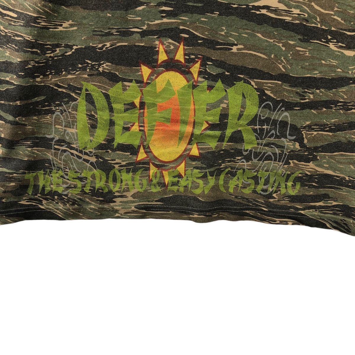 Vintage Vintage DEFIER The Strong & Easy Casting Tiger Camouflage Size US XL / EU 56 / 4 - 4 Thumbnail