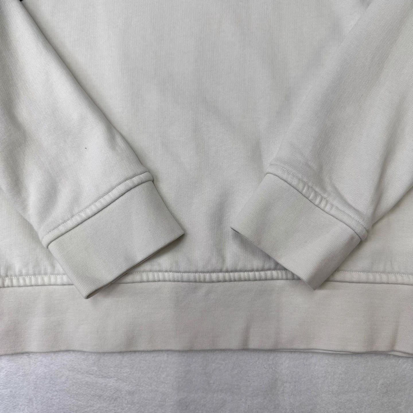 Armani ARMANI White & Blue Color Block Half-Zip Sweatshirt Q10 Size US M / EU 48-50 / 2 - 2 Thumbnail