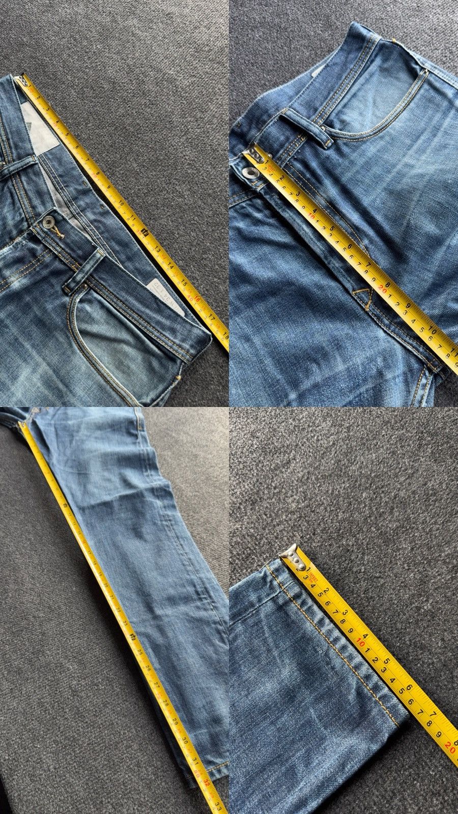 Diesel 00s Diesel Distressed Tepphar Slim Carrot Light Wash Jeans Size US 34 / EU 50 - 21 Thumbnail