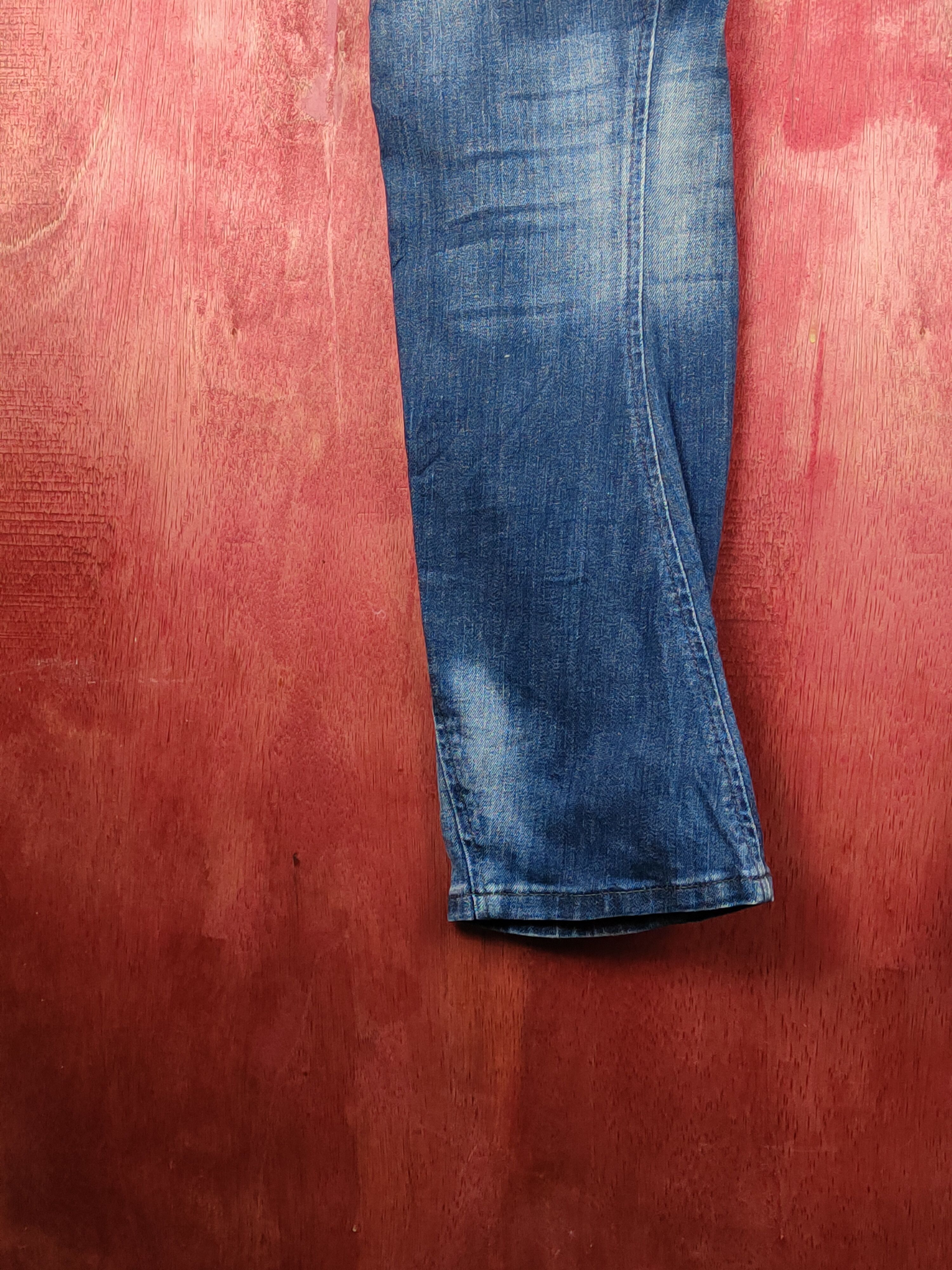Japanese Brand Back Number-Black Dark Blue Faded Multipocket Denim #S1599 Size US 30 / EU 46 - 9 Thumbnail