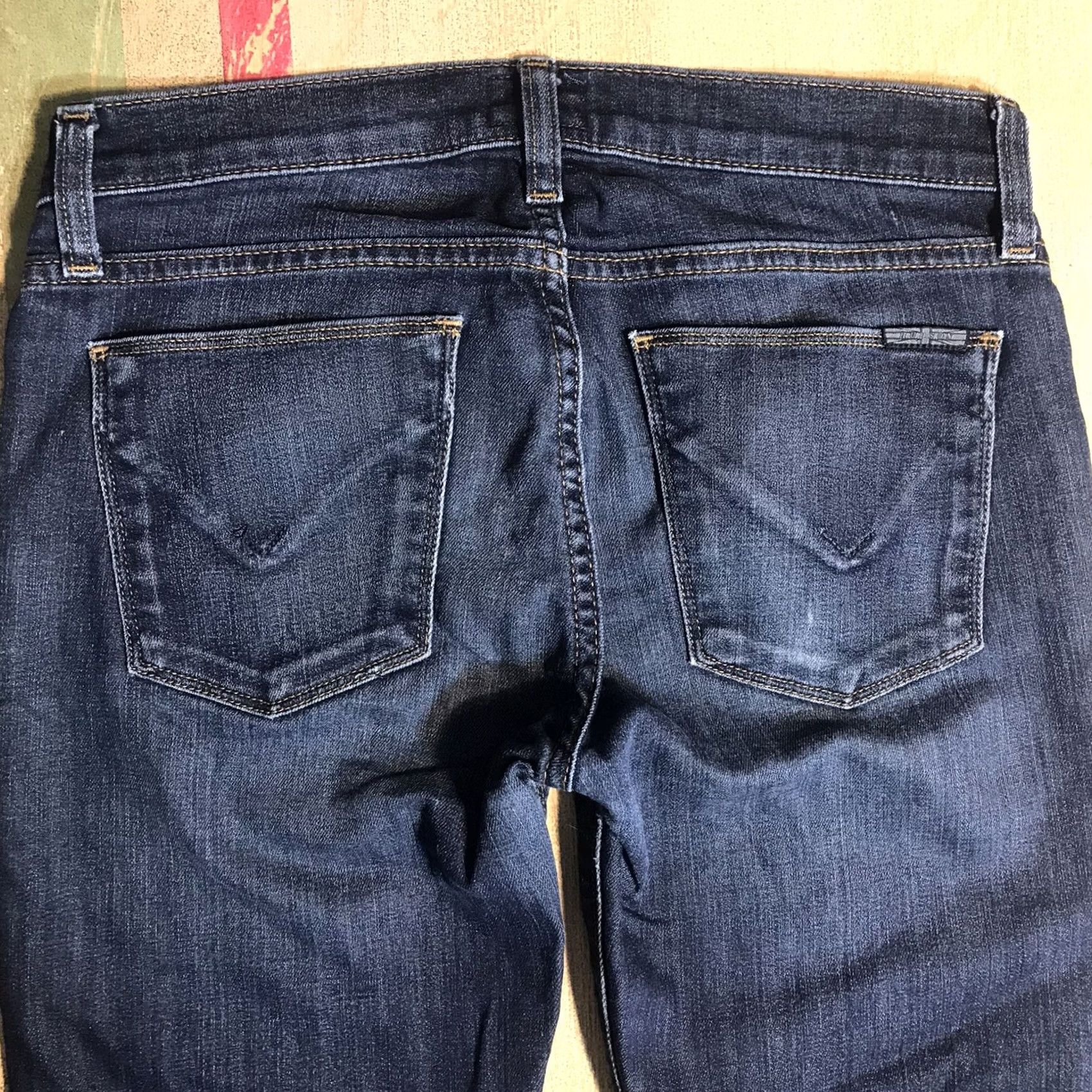 Hudson VINTAGE? No. Hudson Krista Ankle Super Skinny Raw Hem Jeans Denim Womens 26 Inseam 28? No. Size 26" / US 2 / IT 38 - 4 Thumbnail