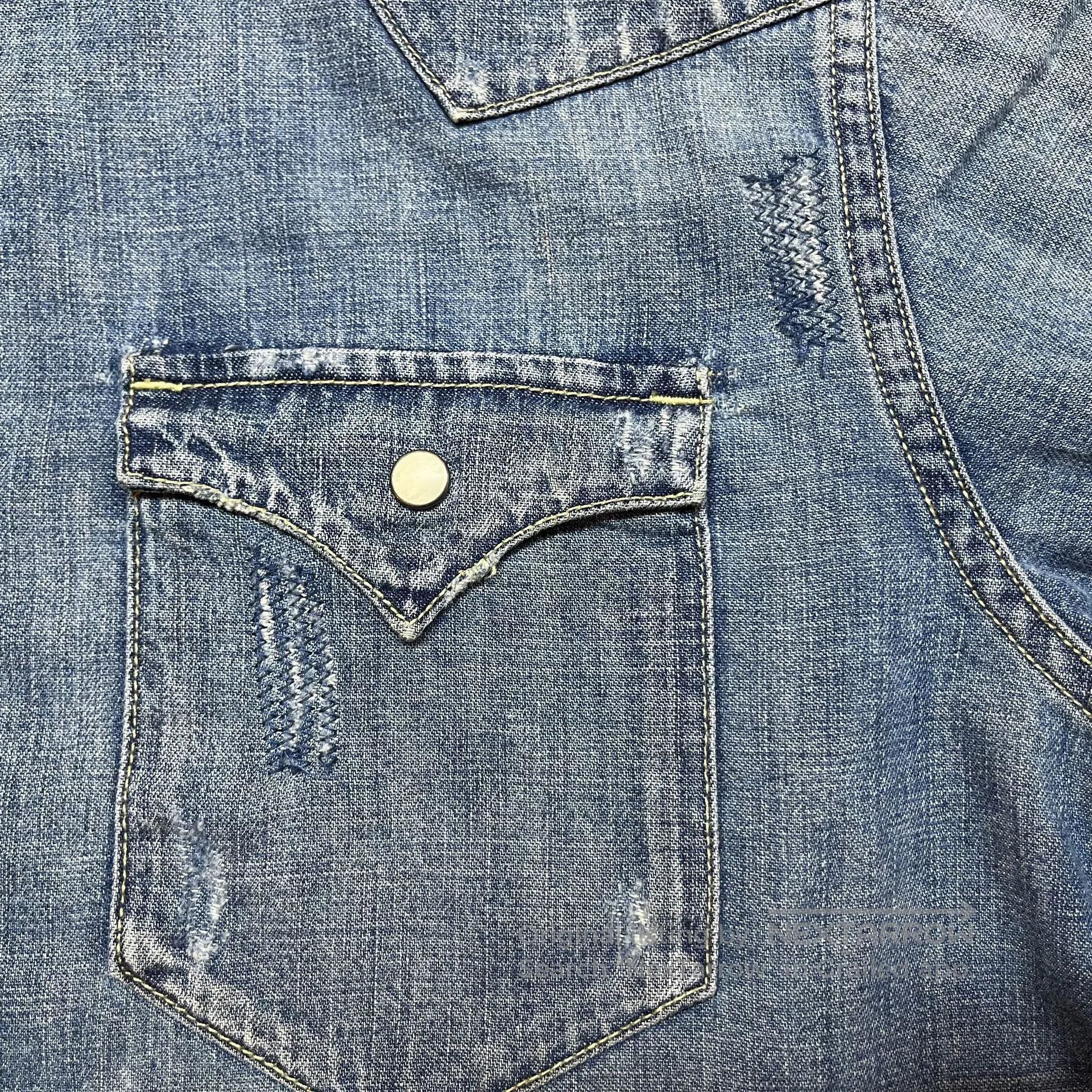 RRL Ralph Lauren Ralph Lauren RRL Distressed Cowboy Shirt. Size US M / EU 48-50 / 2 - 9 Thumbnail