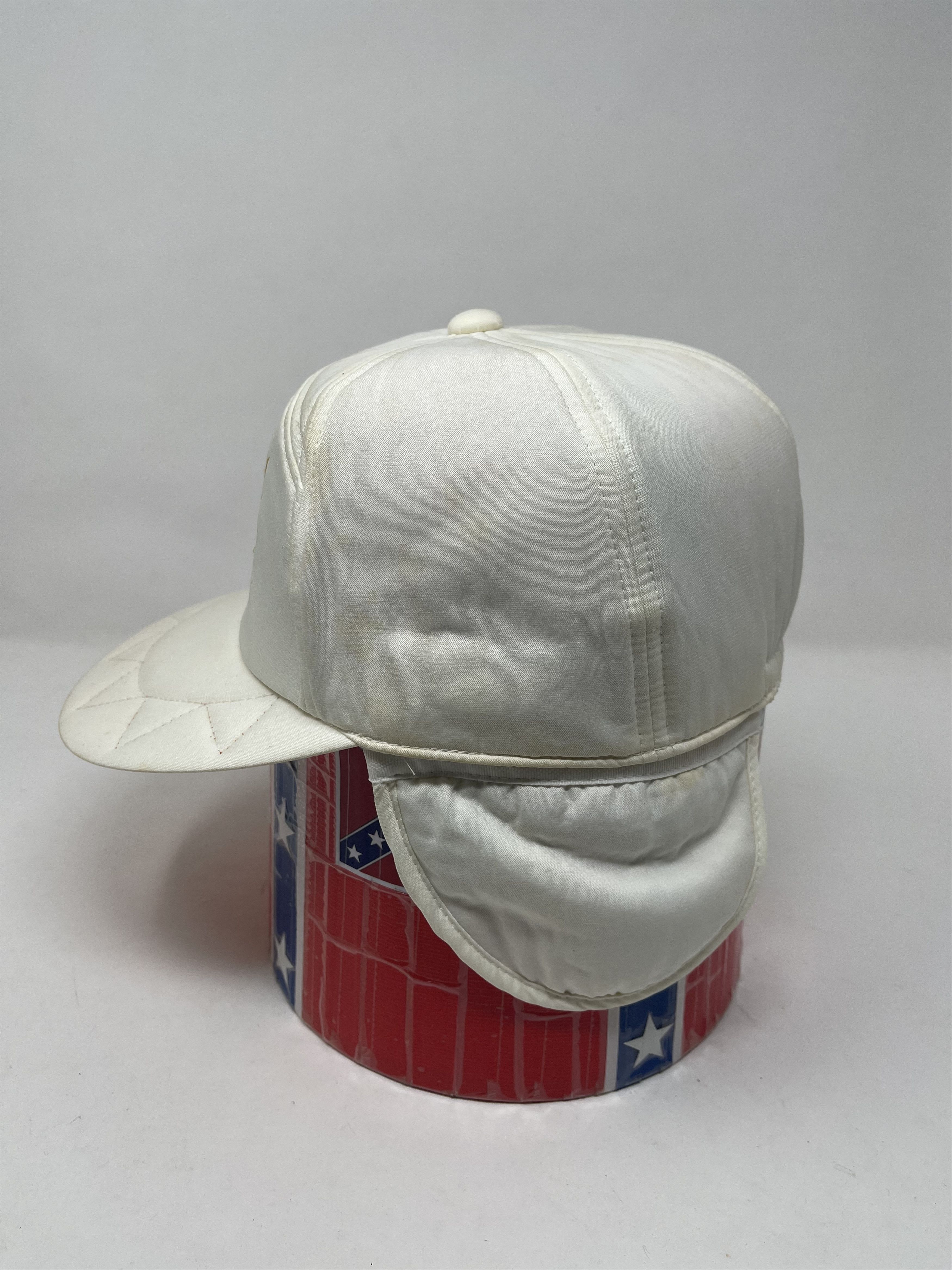 Japanese Brand Vintage Pink Turn Ski Cap With Ear Flap Size ONE SIZE - 7 Thumbnail