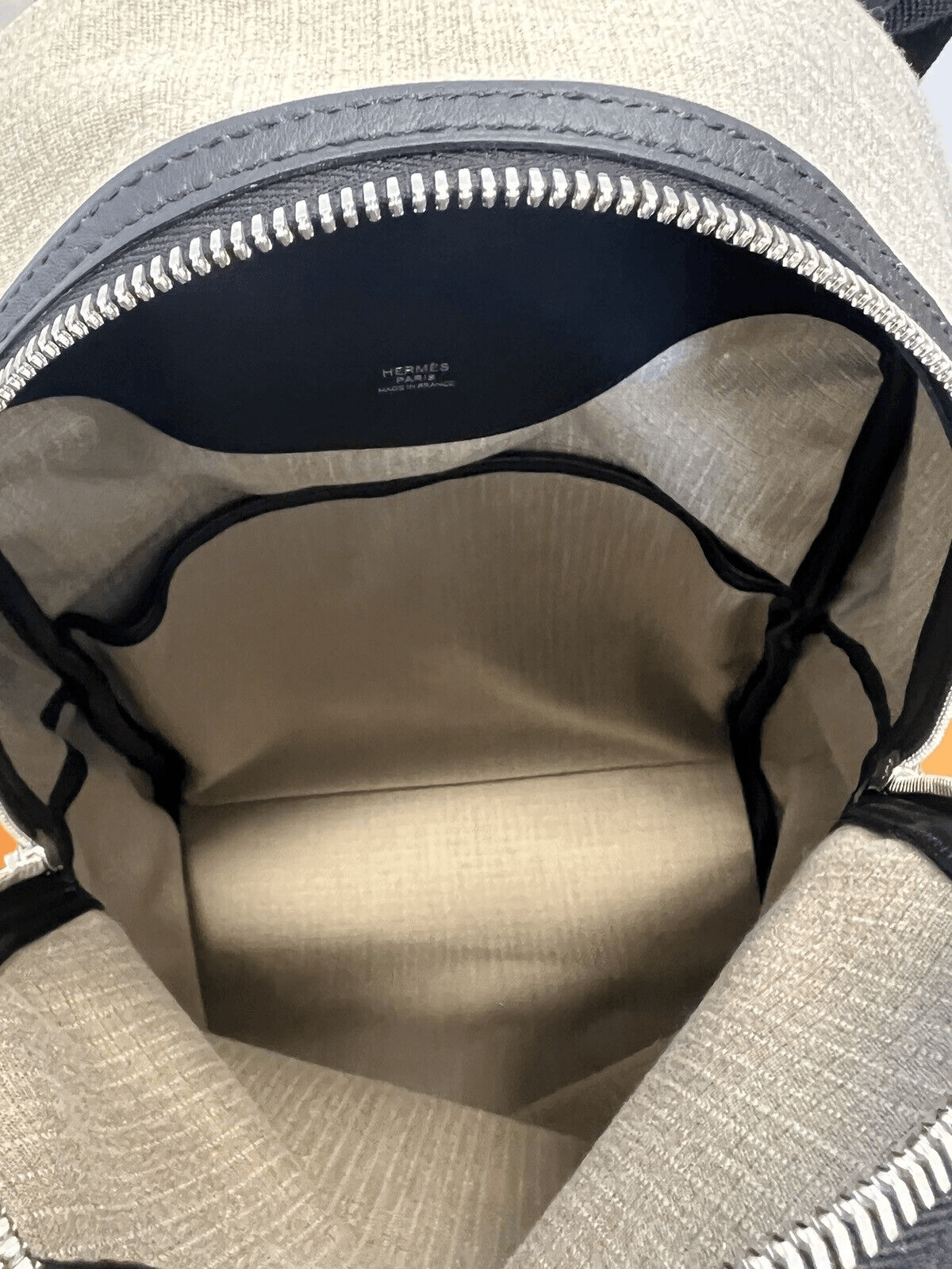 Hermes HERMES ALLBACK Bivouac Canvas Swift Calfskin Backpack $6700 Size ONE SIZE - 8 Thumbnail