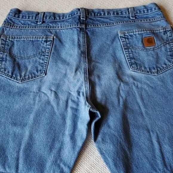 Carhartt Carhartt Stone Washed Sz. 42 x 28 Blue Jeans with Pockets Size US 42 / EU 58 - 6 Thumbnail