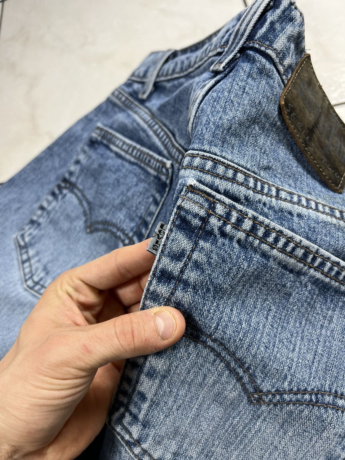 Levi's Vintage 90s Levi’s silver tab baggy retro washed denim jeans Size US 34 / EU 50 - 16 Thumbnail