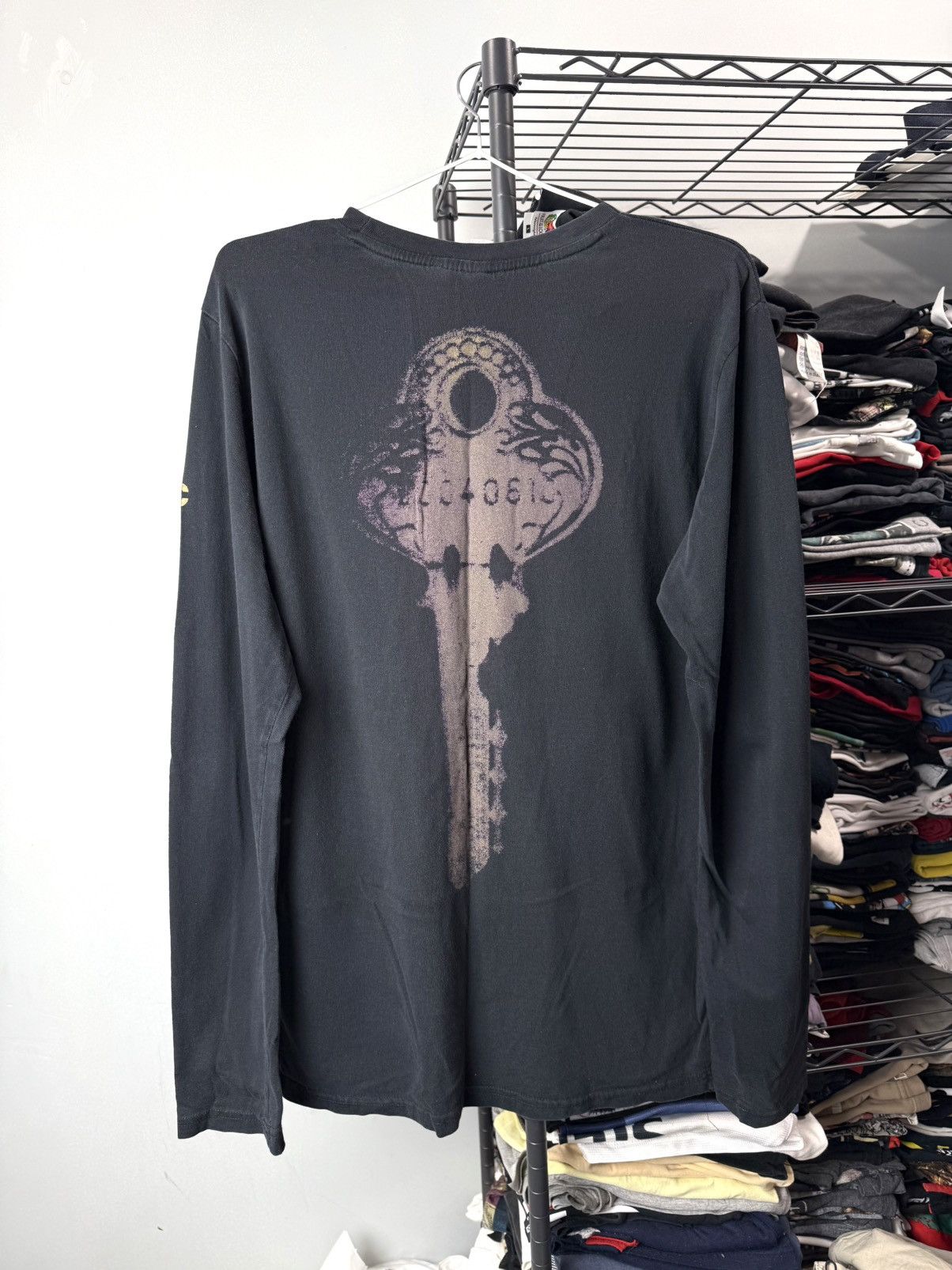 Affliction Vintage Revolution Dohc Opium Longsleeve Y2K Ed Hardy Size US L / EU 52-54 / 3 - 2 Thumbnail